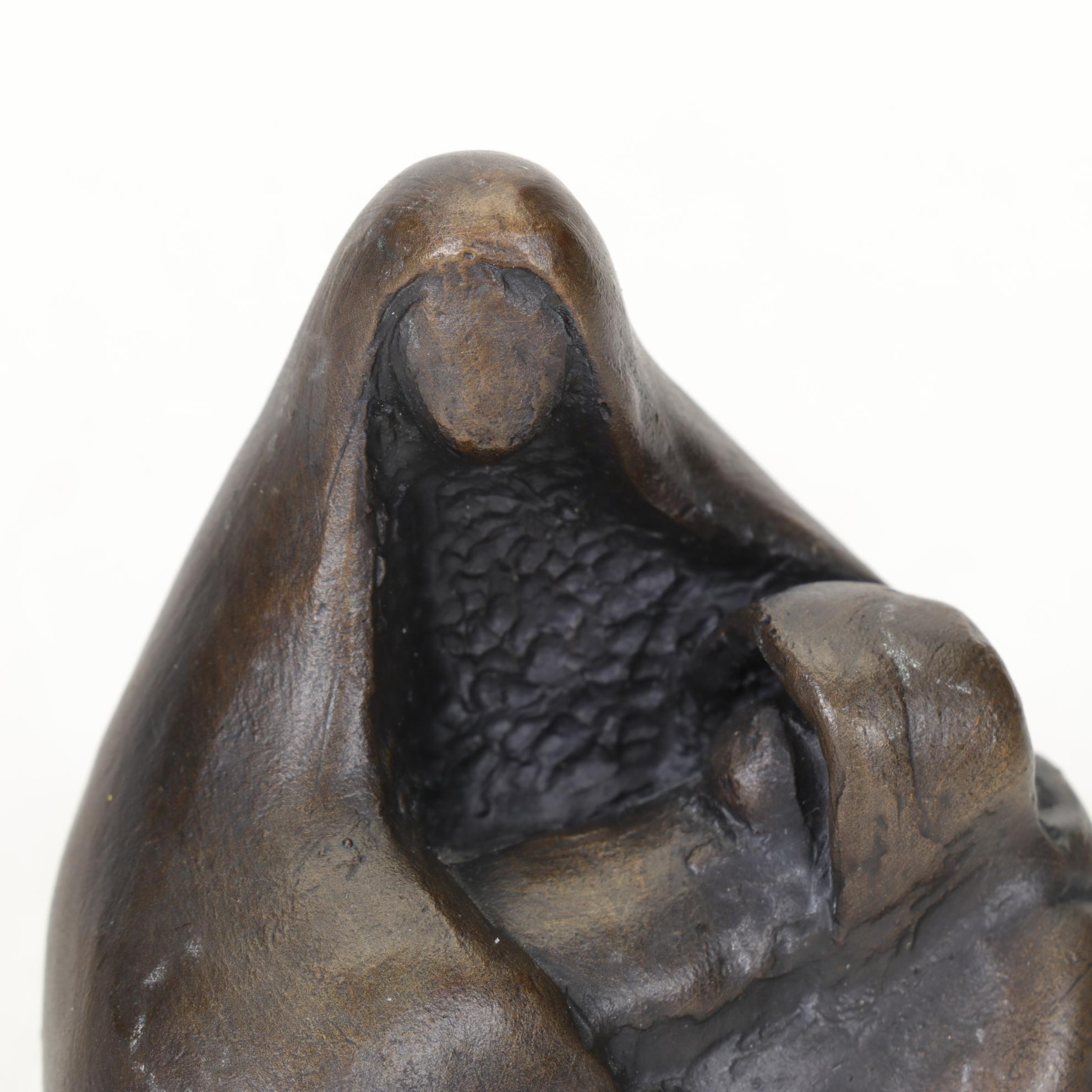 Allan Houser Bronze Sculpture "Mother And Child," 1994