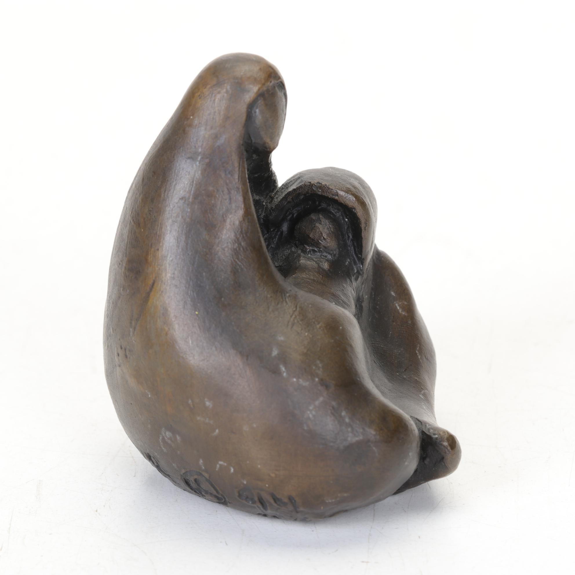Allan Houser Bronze Sculpture "Mother And Child," 1994