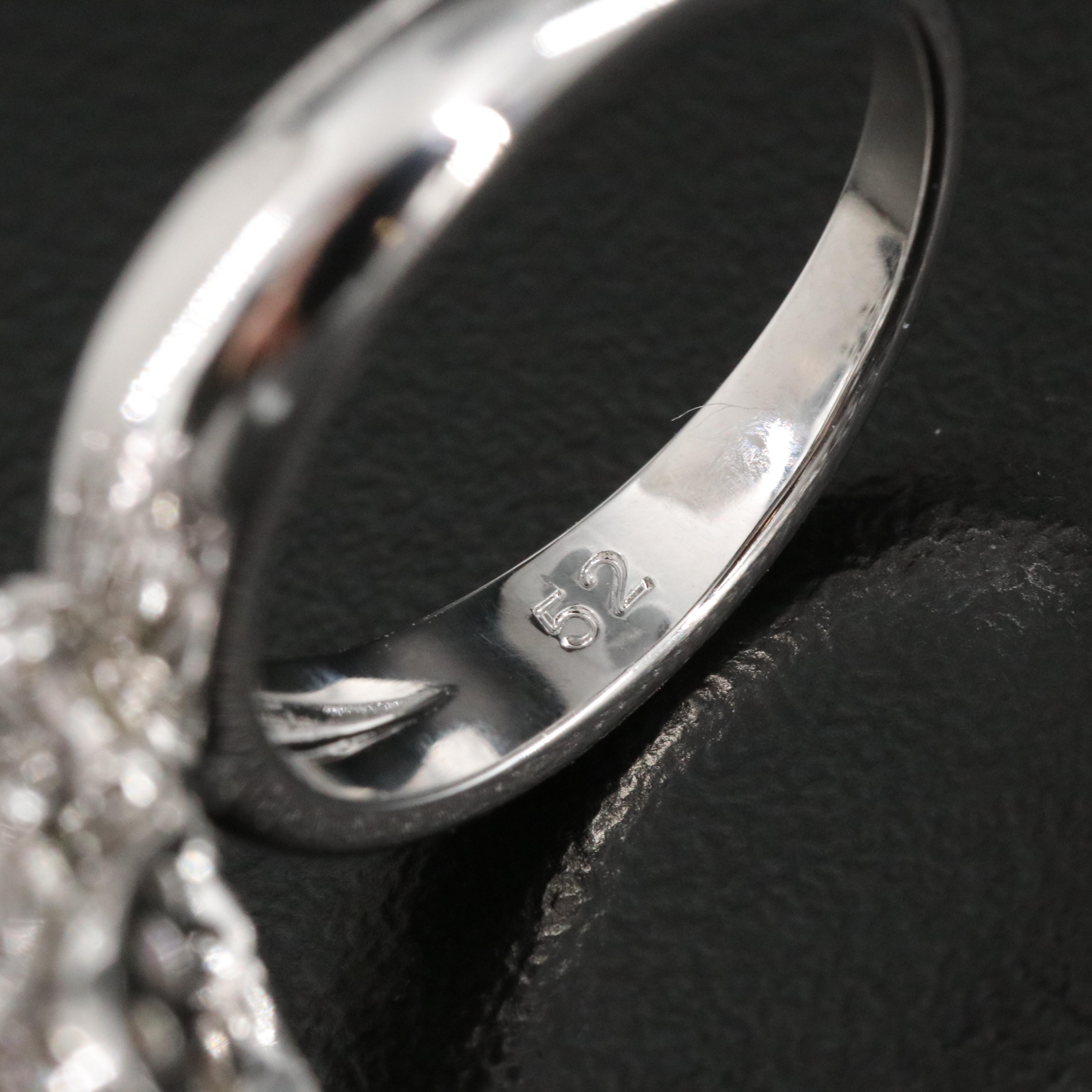 Swarovski CZ Eternal Flower Articulated Ring