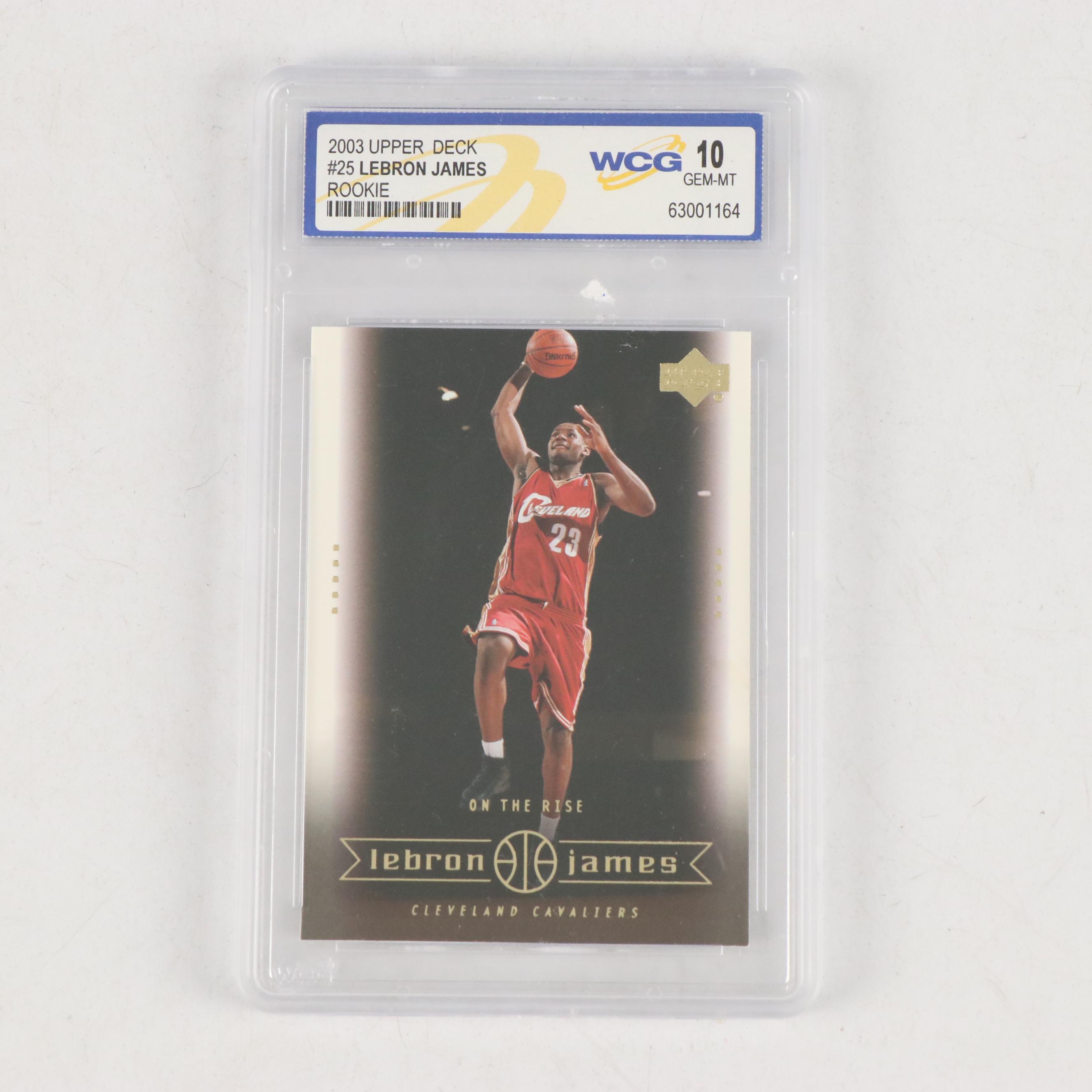 2000–2020s Panini and Upper Deck Basketball Cards Featuring LeBron James