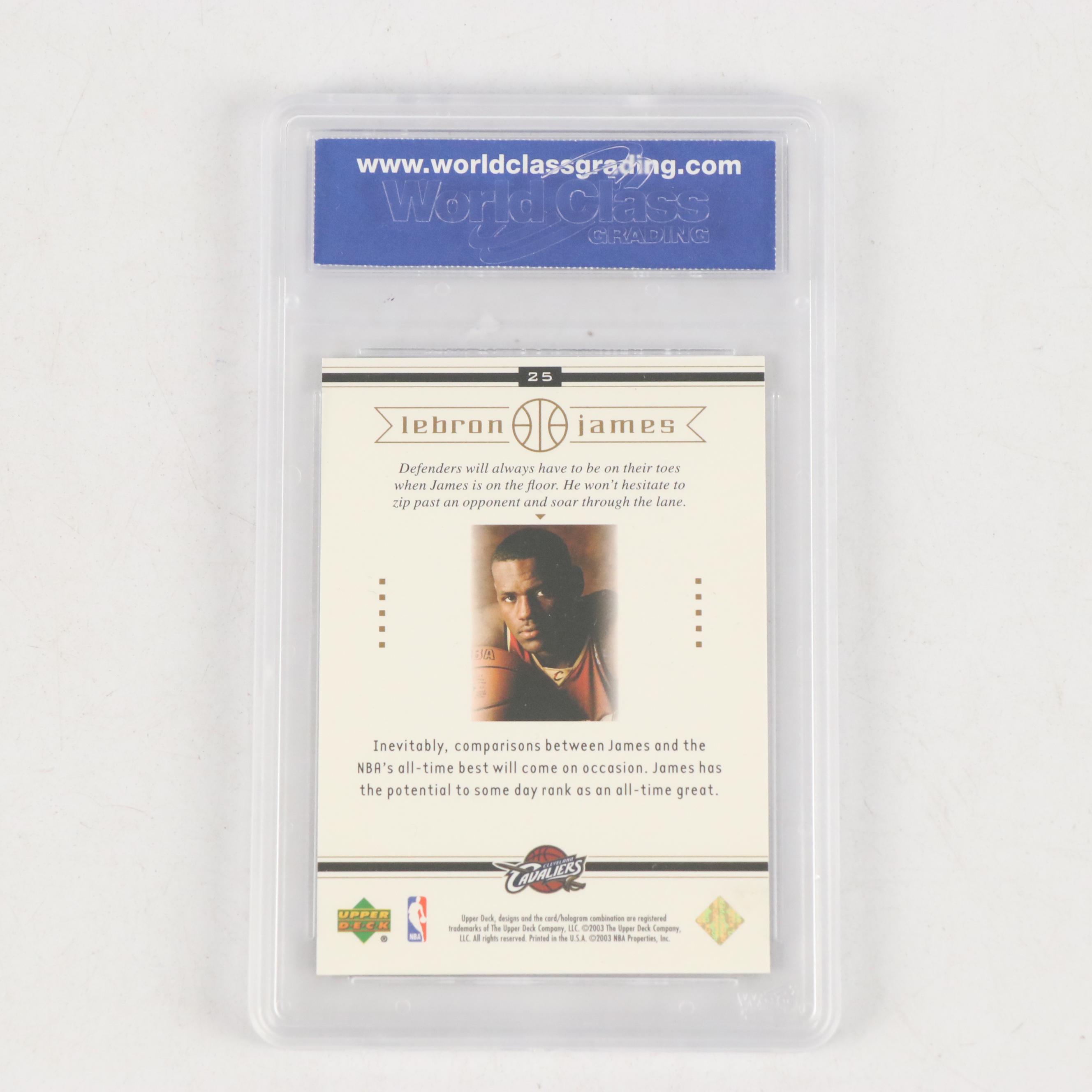 2000–2020s Panini and Upper Deck Basketball Cards Featuring LeBron James