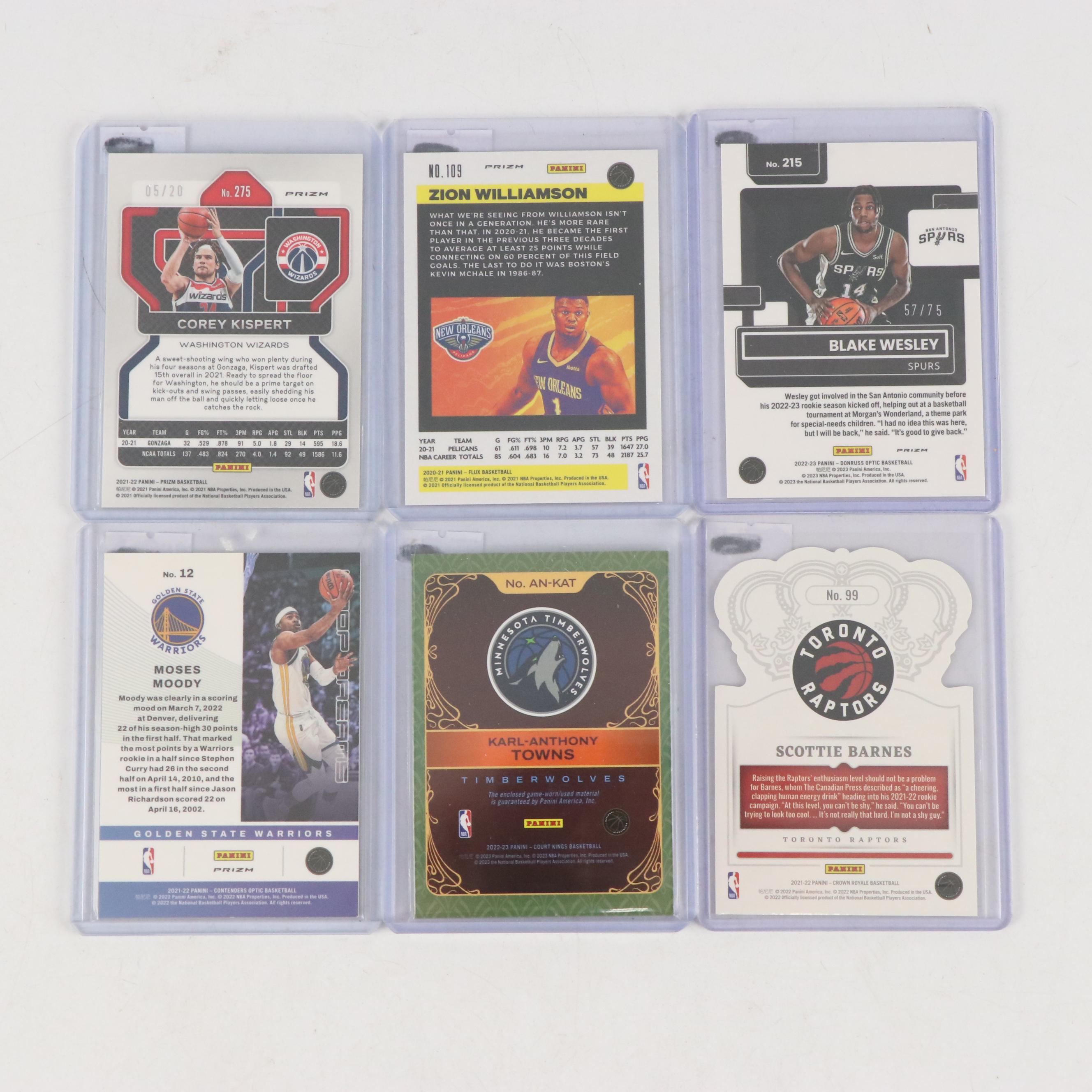 2000–2020s Panini and Upper Deck Basketball Cards Featuring LeBron James