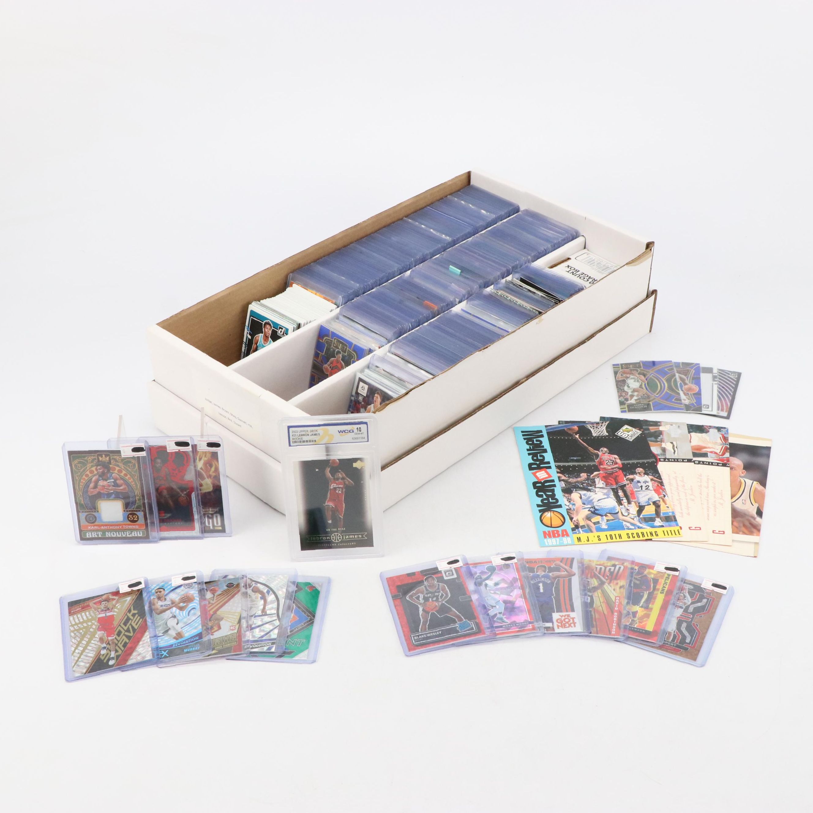 2000–2020s Panini and Upper Deck Basketball Cards Featuring LeBron James