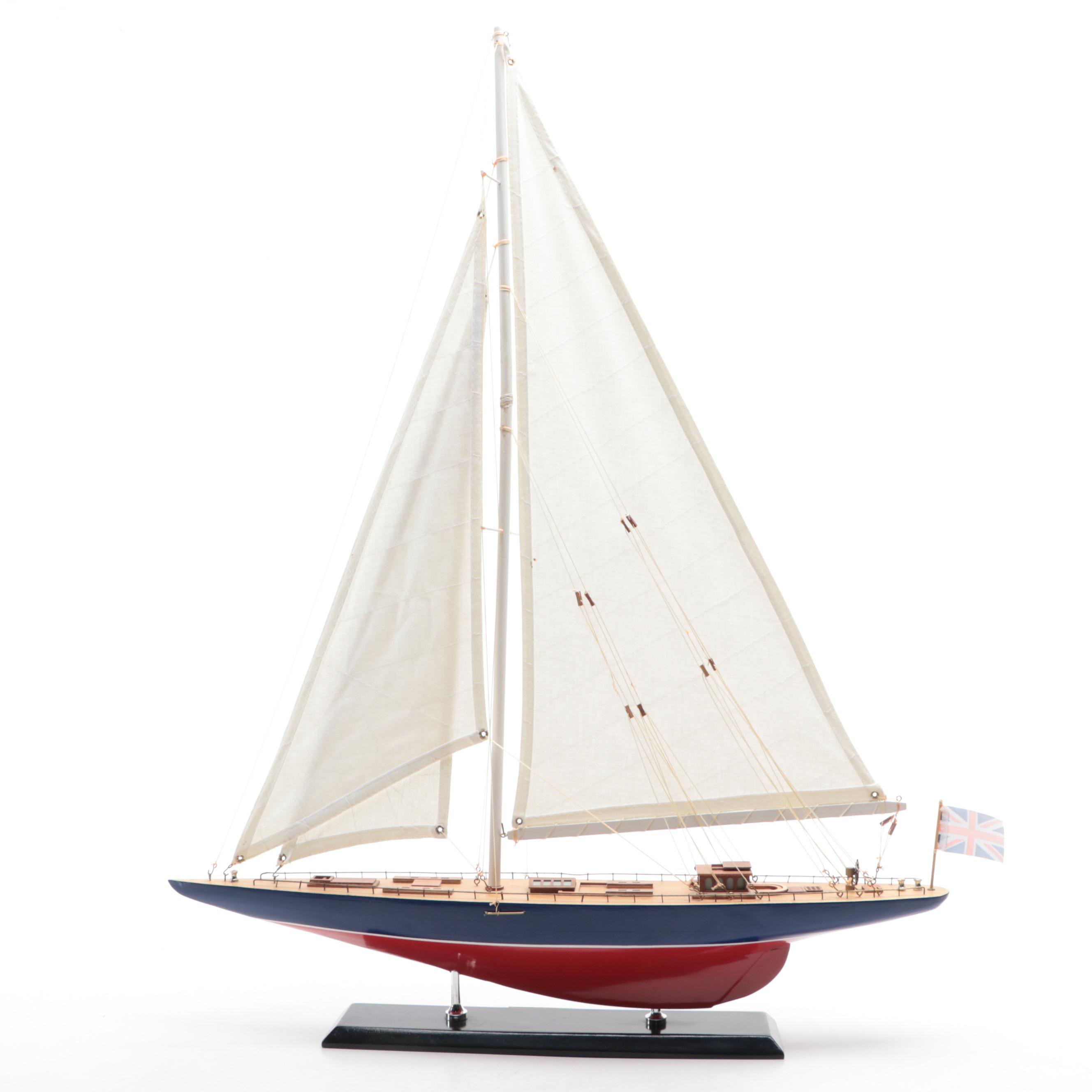 Handmade Model Sailboat "Endeavor"