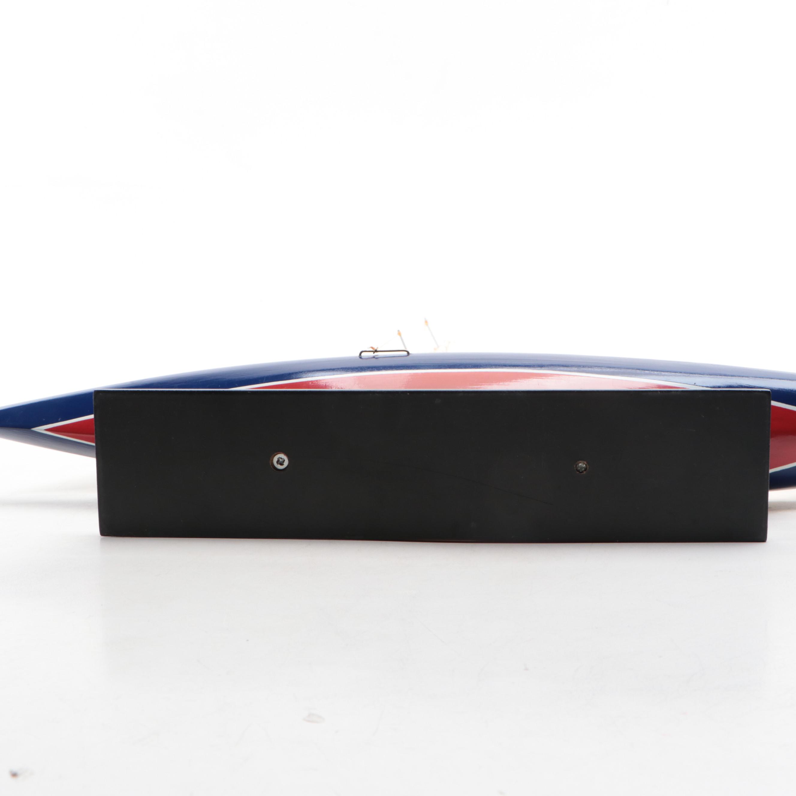 Handmade Model Sailboat "Endeavor"