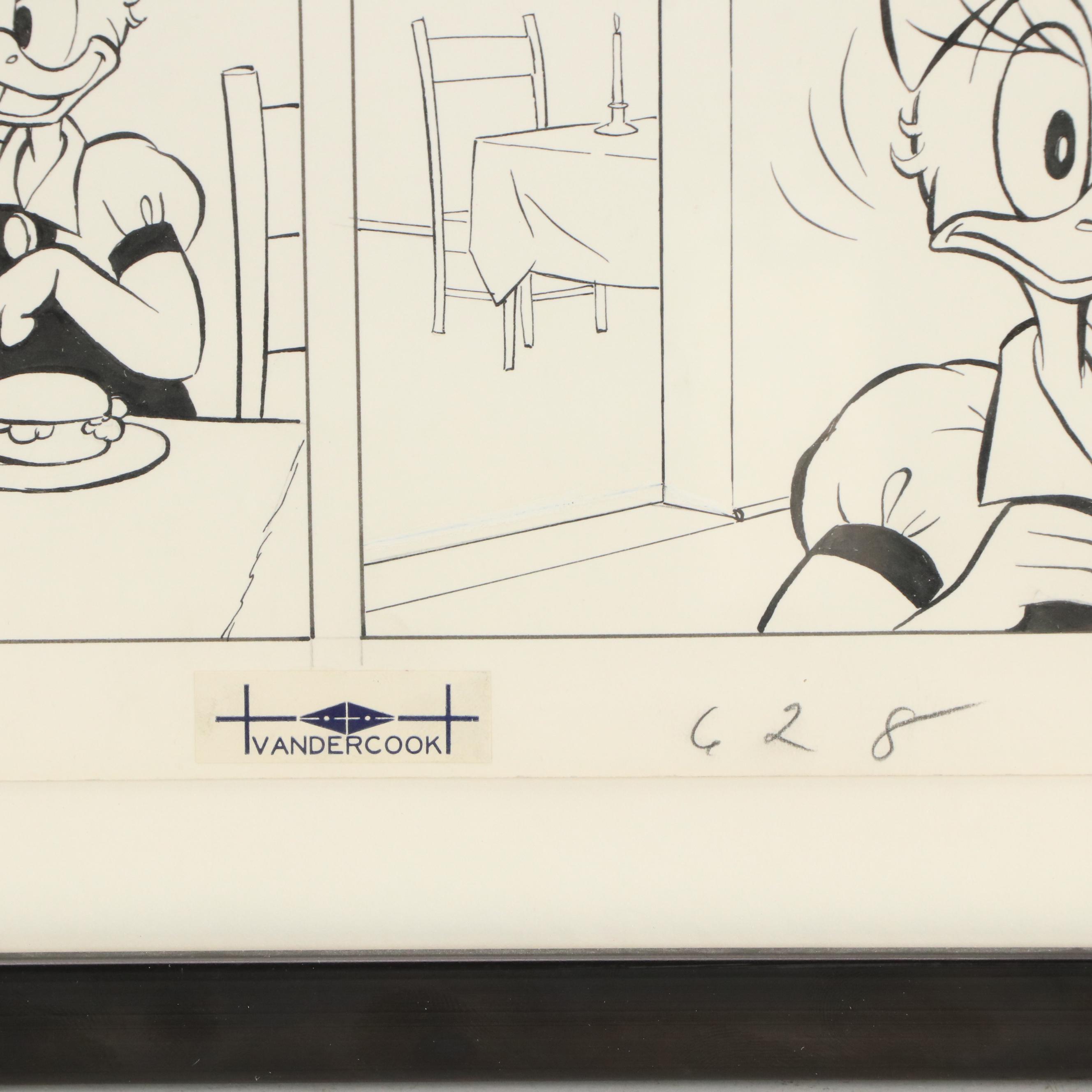 Walt Disney "Donald Duck" Newspaper Comic Art, 1968