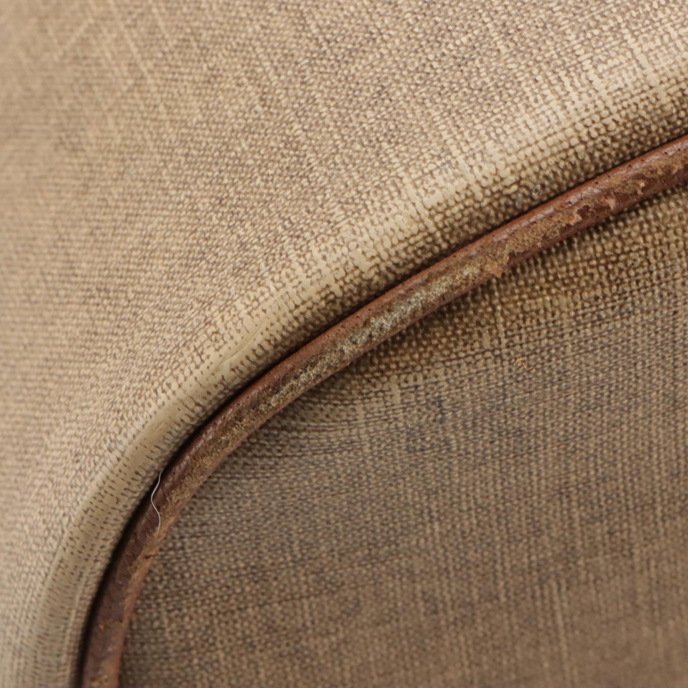 Gucci Accessory Collection Vintage Coated Canvas & Leather Drawstring Bucket Bag