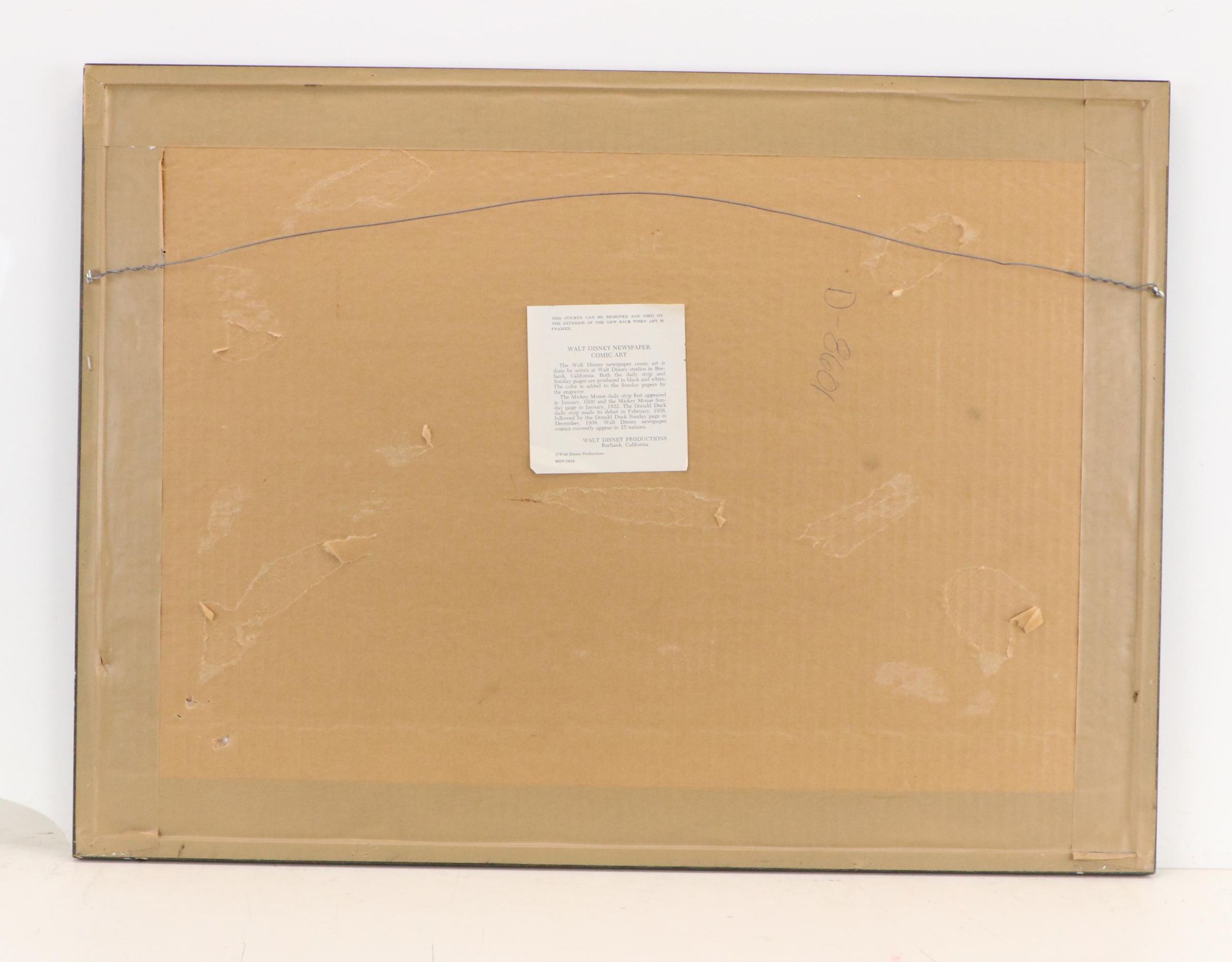 Walt Disney "Donald Duck" Newspaper Comic Art, 1968