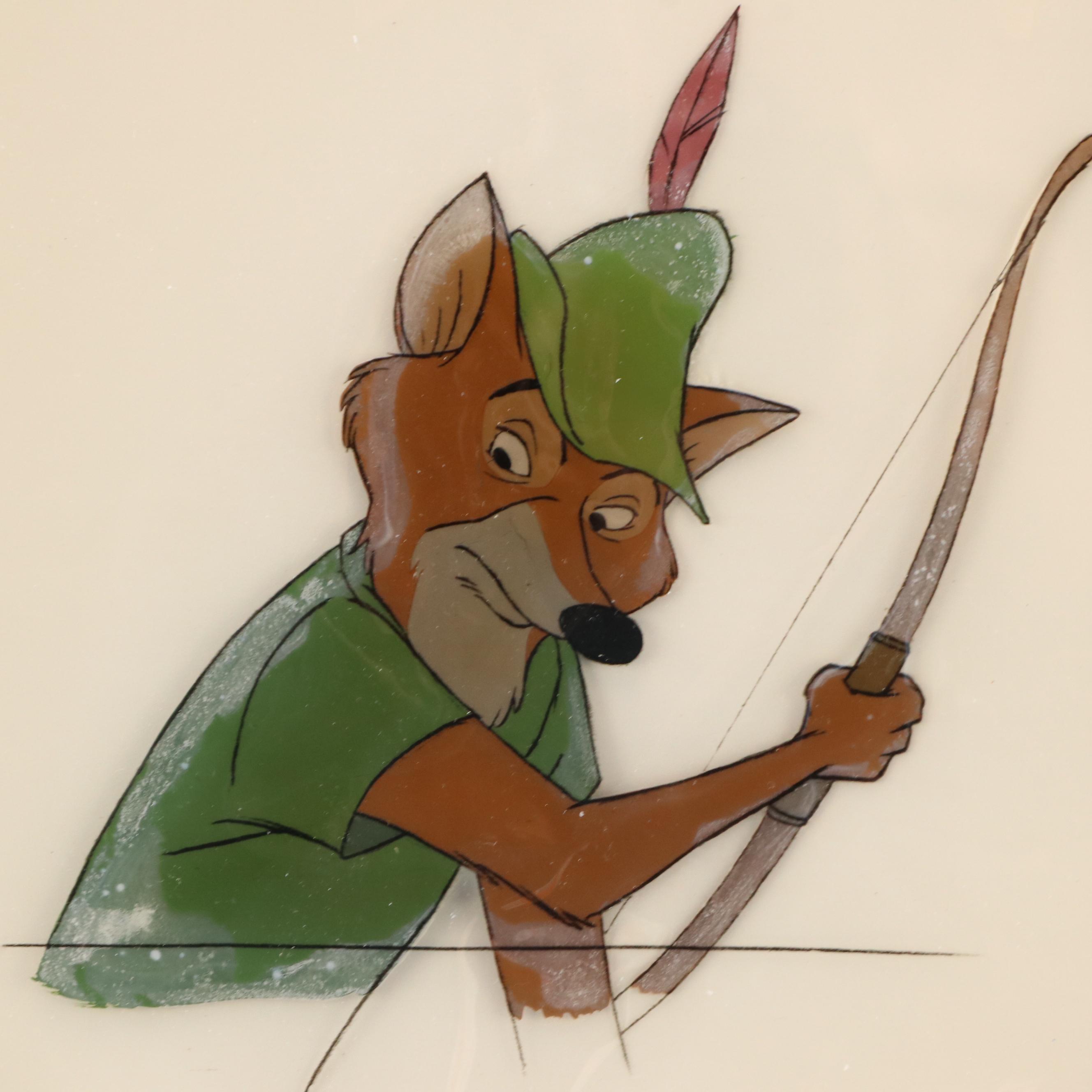 Disney Hand-Colored Animation Cel from "Robin Hood," Circa 1973