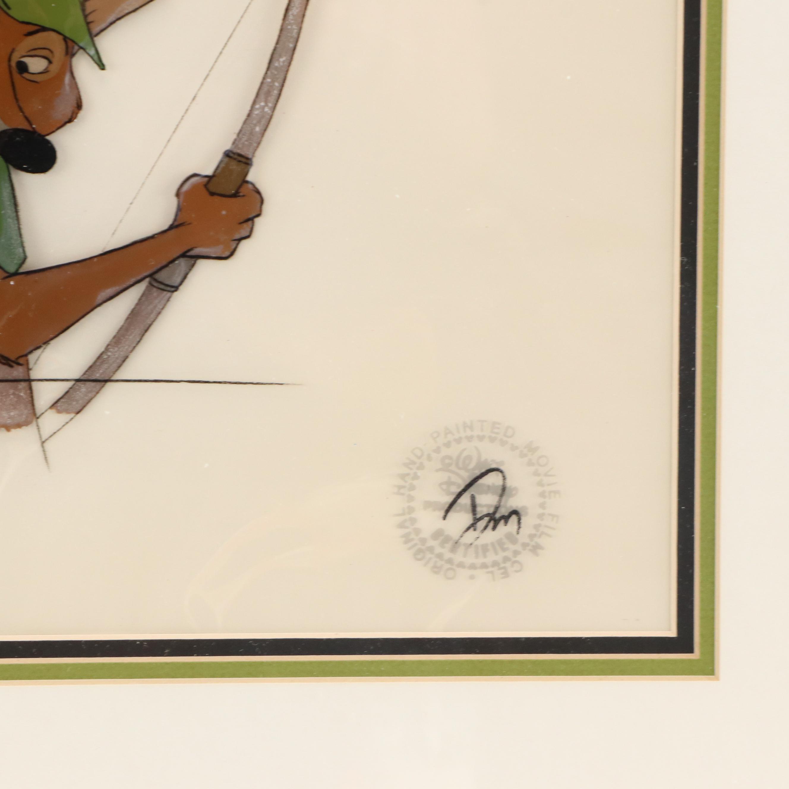 Disney Hand-Colored Animation Cel from "Robin Hood," Circa 1973