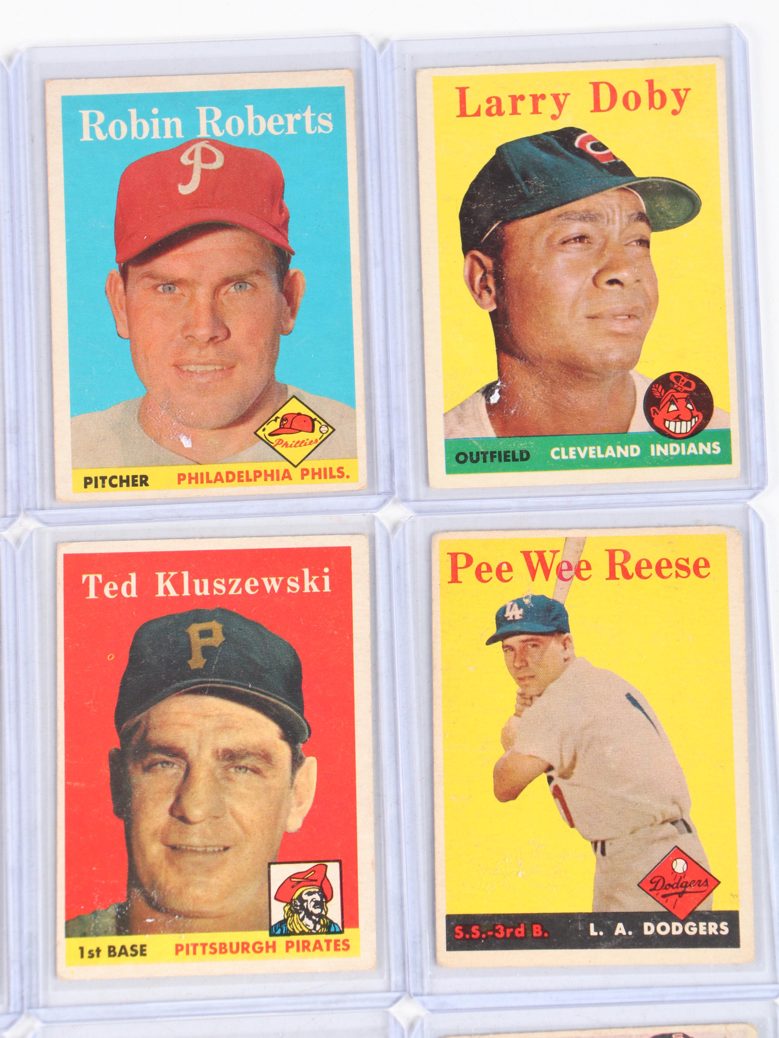 1957–58 Topps Warren Spahn, Ted Kluszewski, Al Kaline and More Baseball Cards