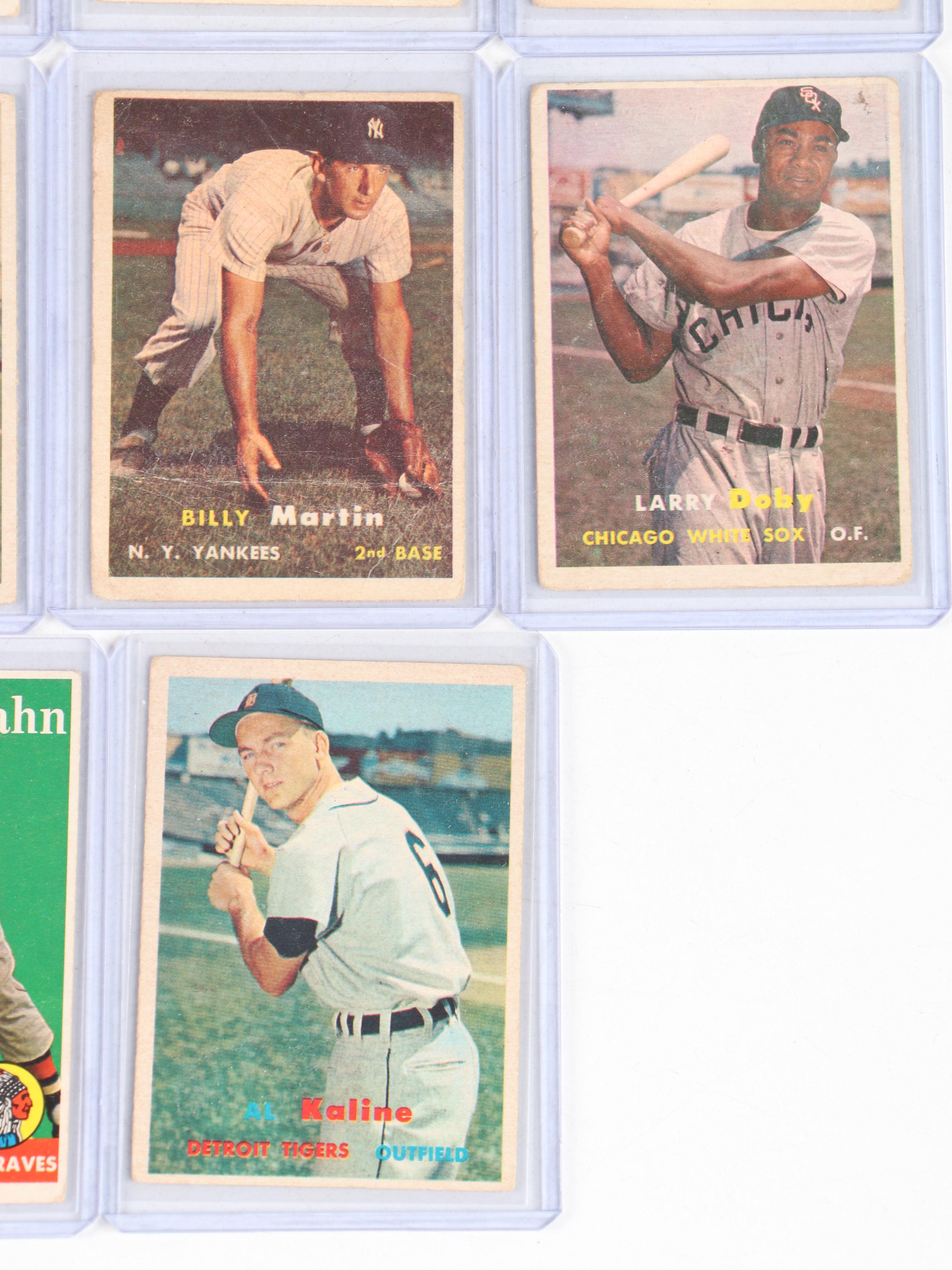 1957–58 Topps Warren Spahn, Ted Kluszewski, Al Kaline and More Baseball Cards