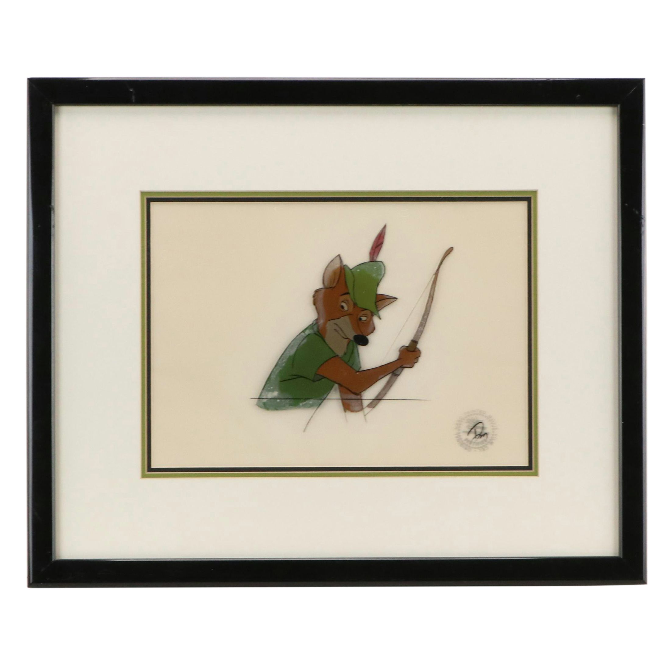 Disney Hand-Colored Animation Cel from "Robin Hood," Circa 1973