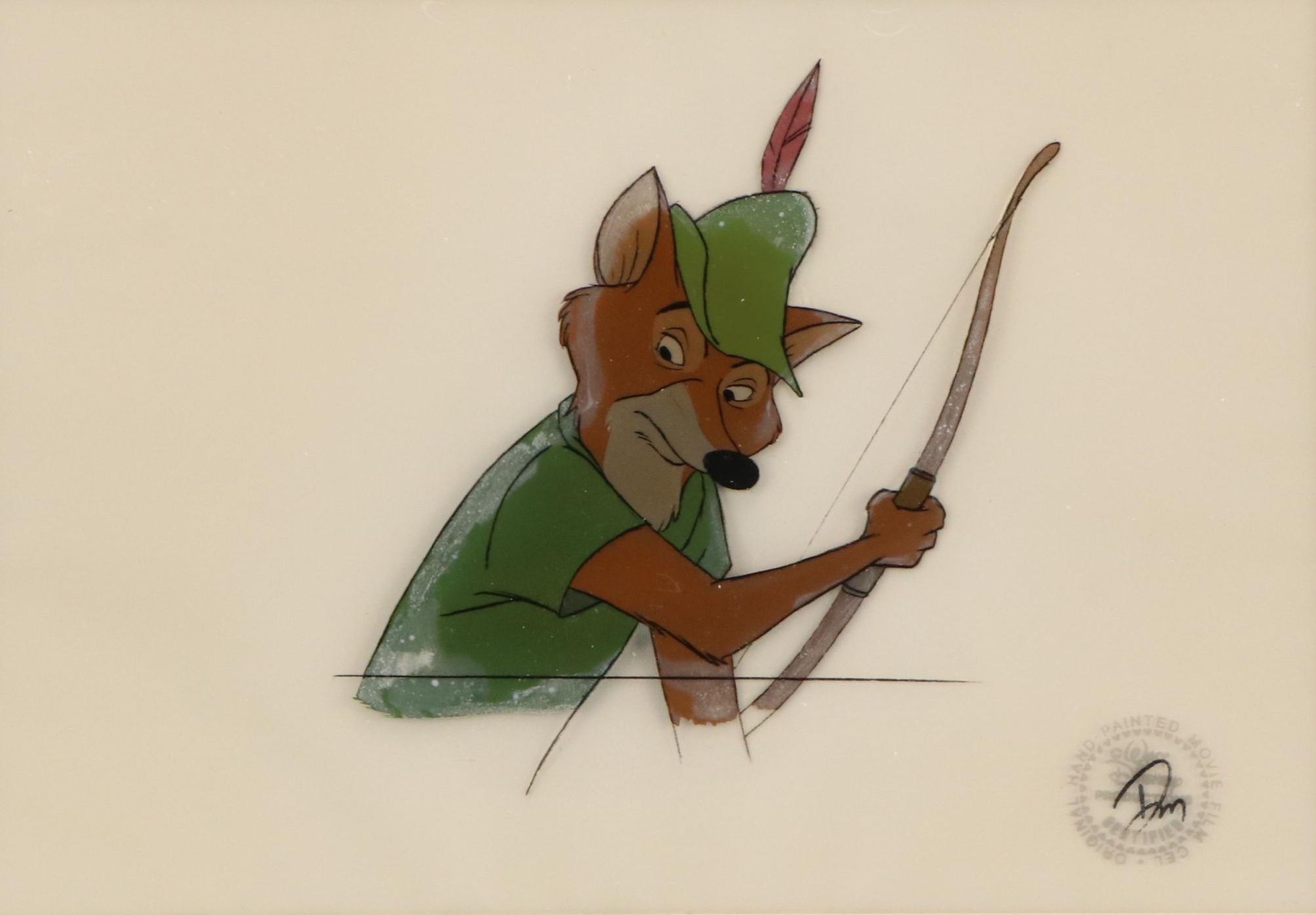 Disney Hand-Colored Animation Cel from "Robin Hood," Circa 1973
