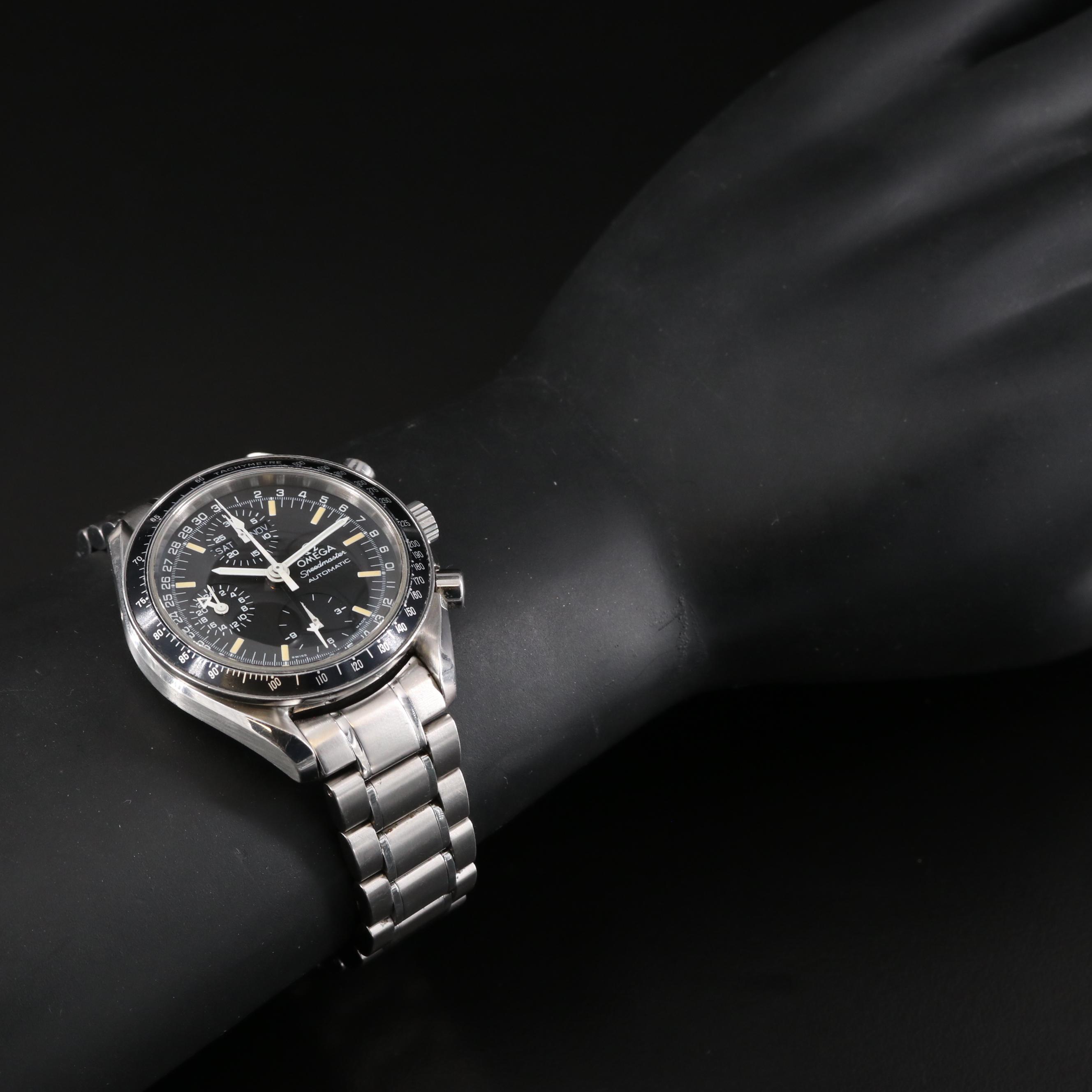 1999 Omega Speedmaster Stainless Steel Automatic Watch