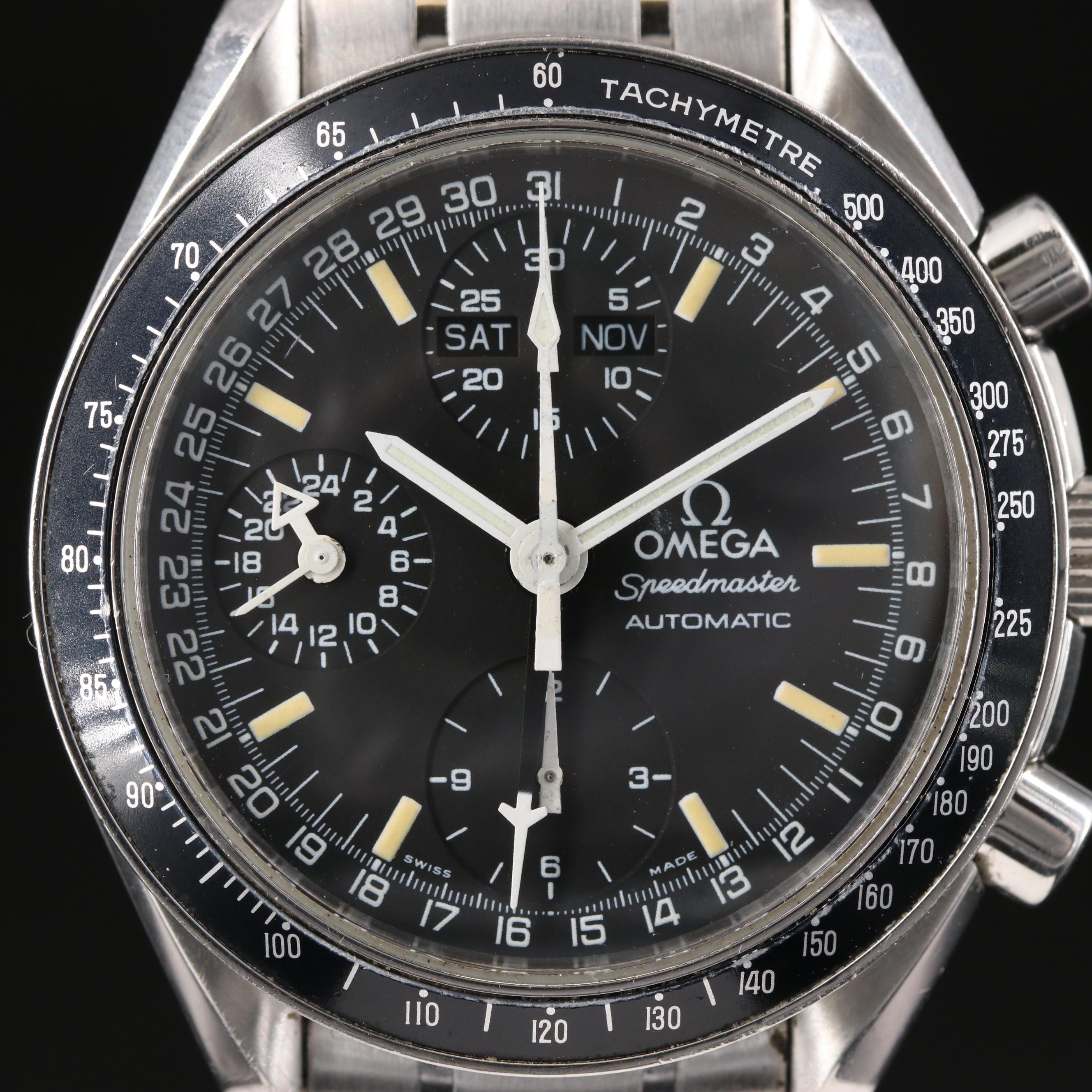 1999 Omega Speedmaster Stainless Steel Automatic Watch