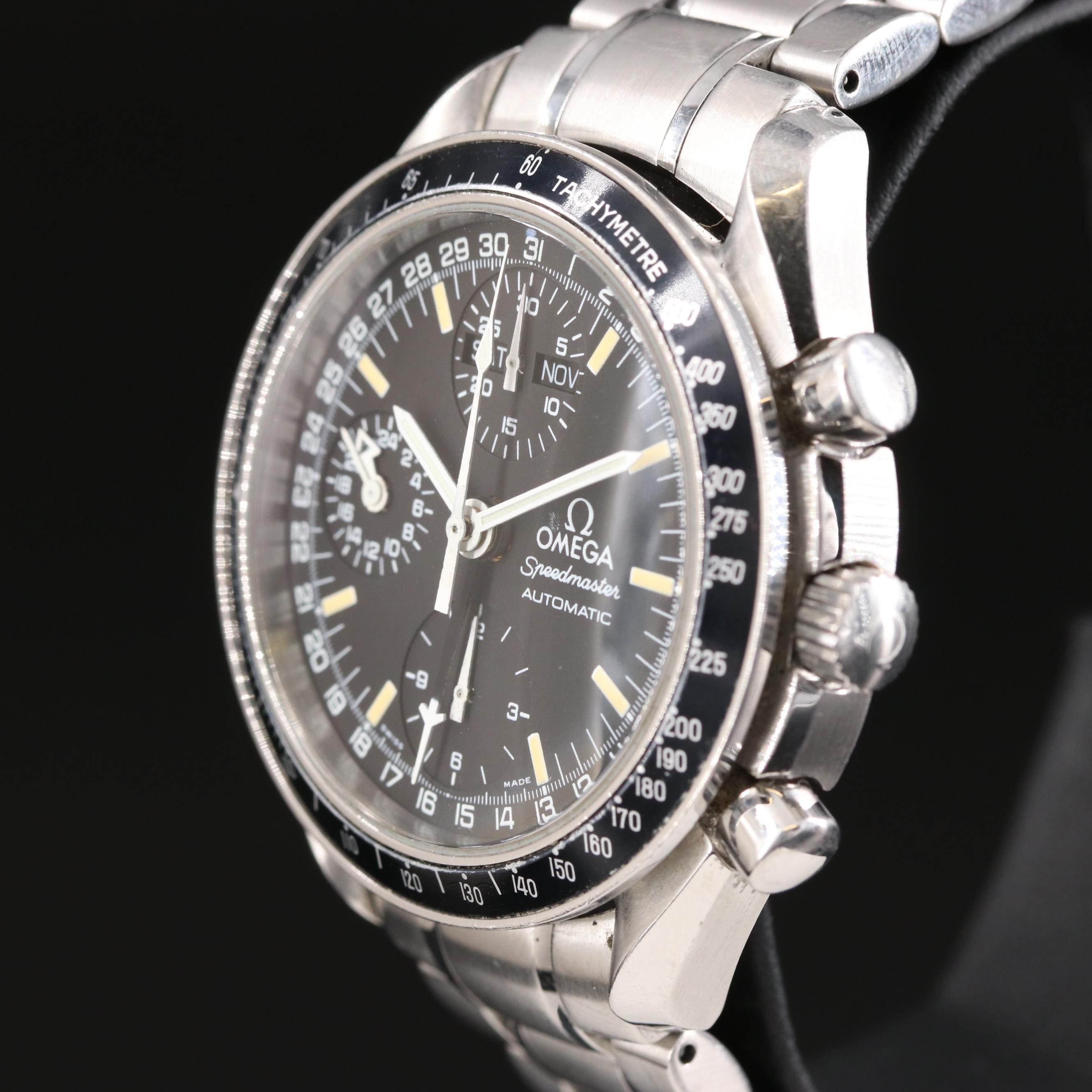 1999 Omega Speedmaster Stainless Steel Automatic Watch