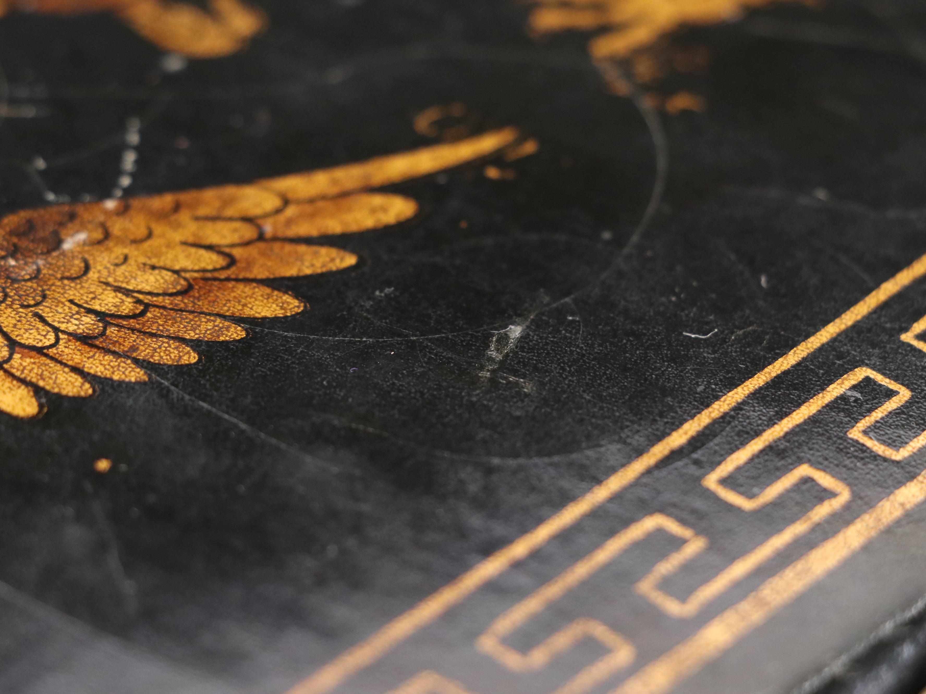 Chinese Plastic Mahjong Set in Dragon Motif Case