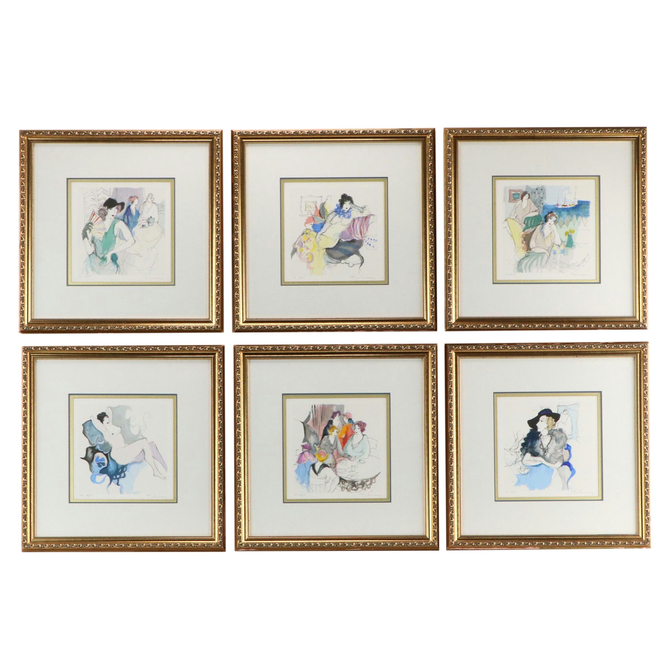 Itzchak Isaac Tarkay Lithographs, 21st Century, AP 36/45