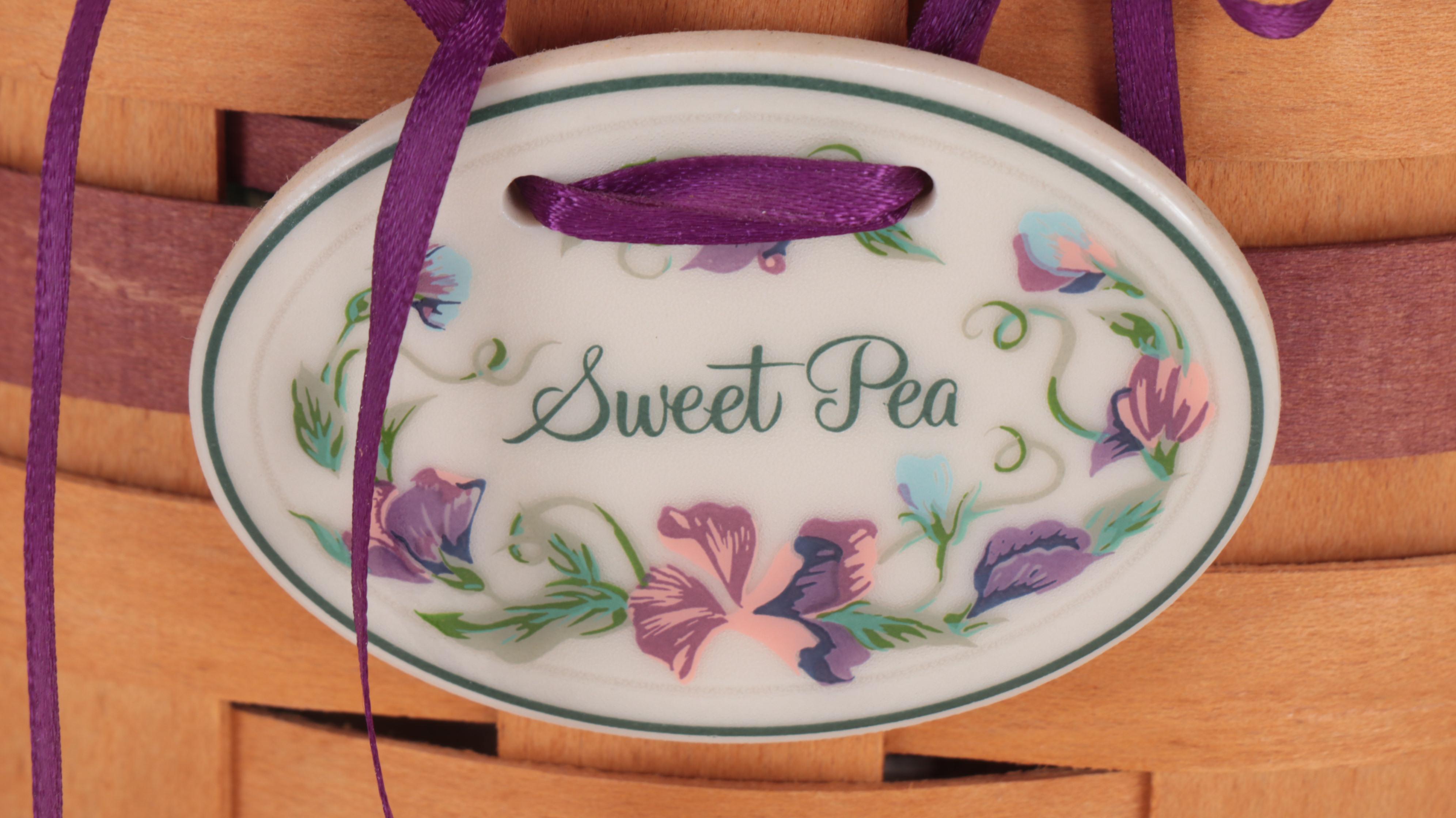 Longaberger Basket Collection with Fabric Liners and Acrylic Inserts, 1990s