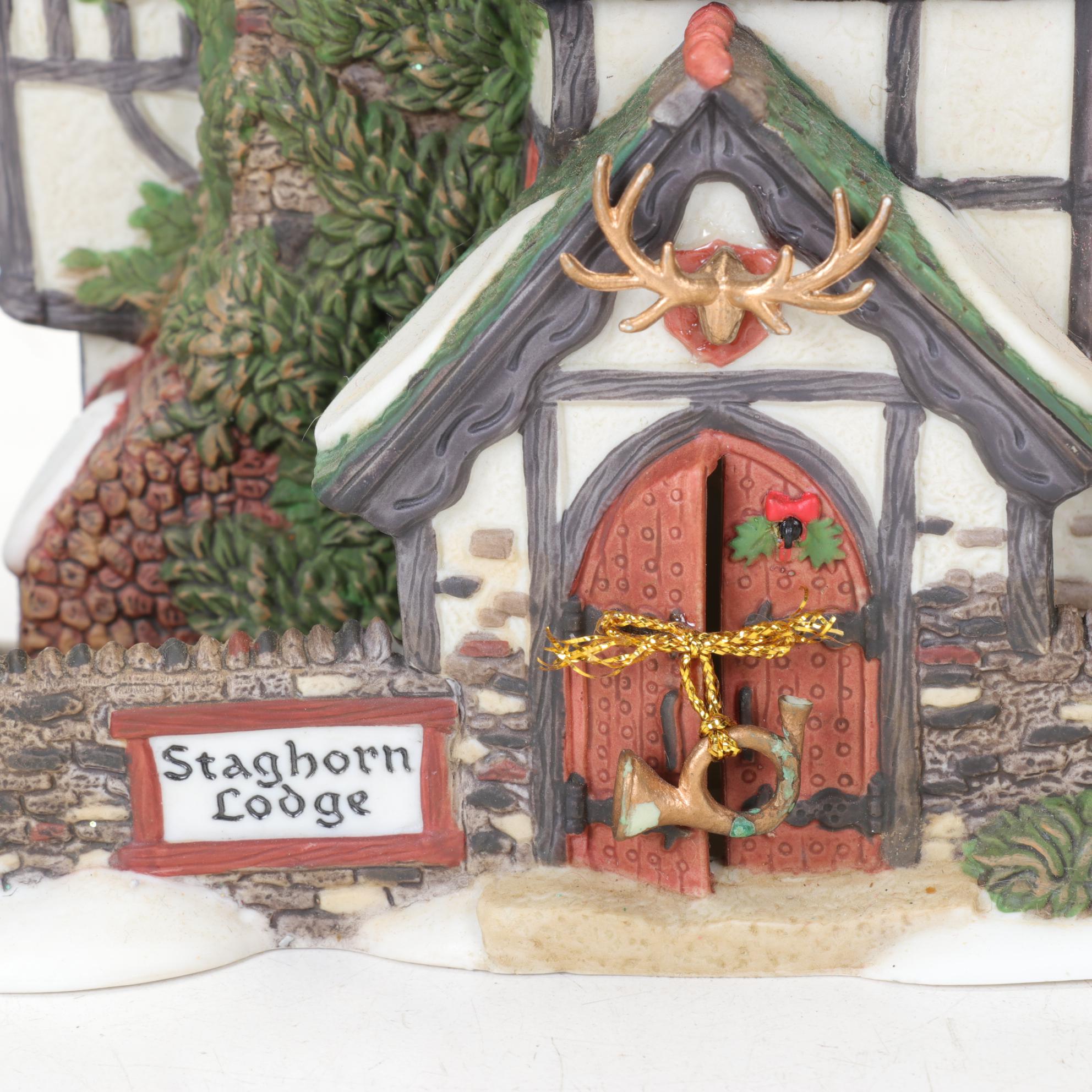 Department  56 "Dickens' Village: Staghorn Lodge" Christmas Decor