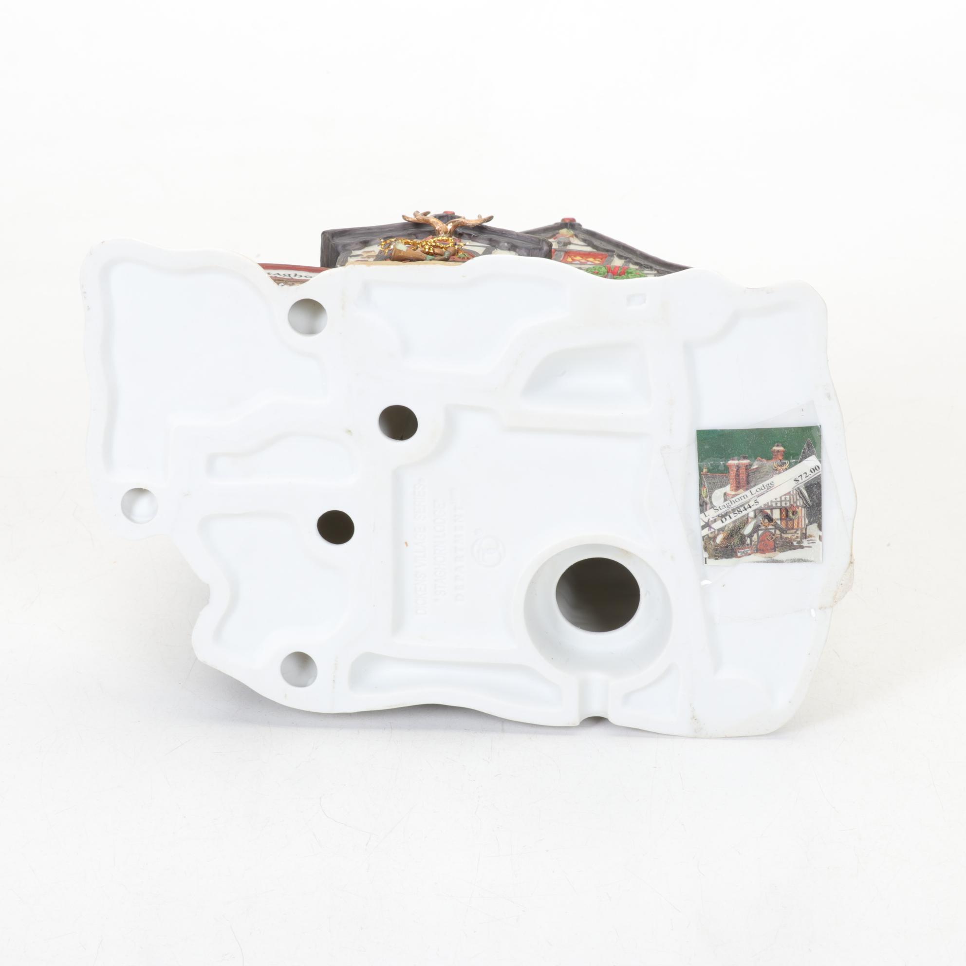 Department  56 "Dickens' Village: Staghorn Lodge" Christmas Decor