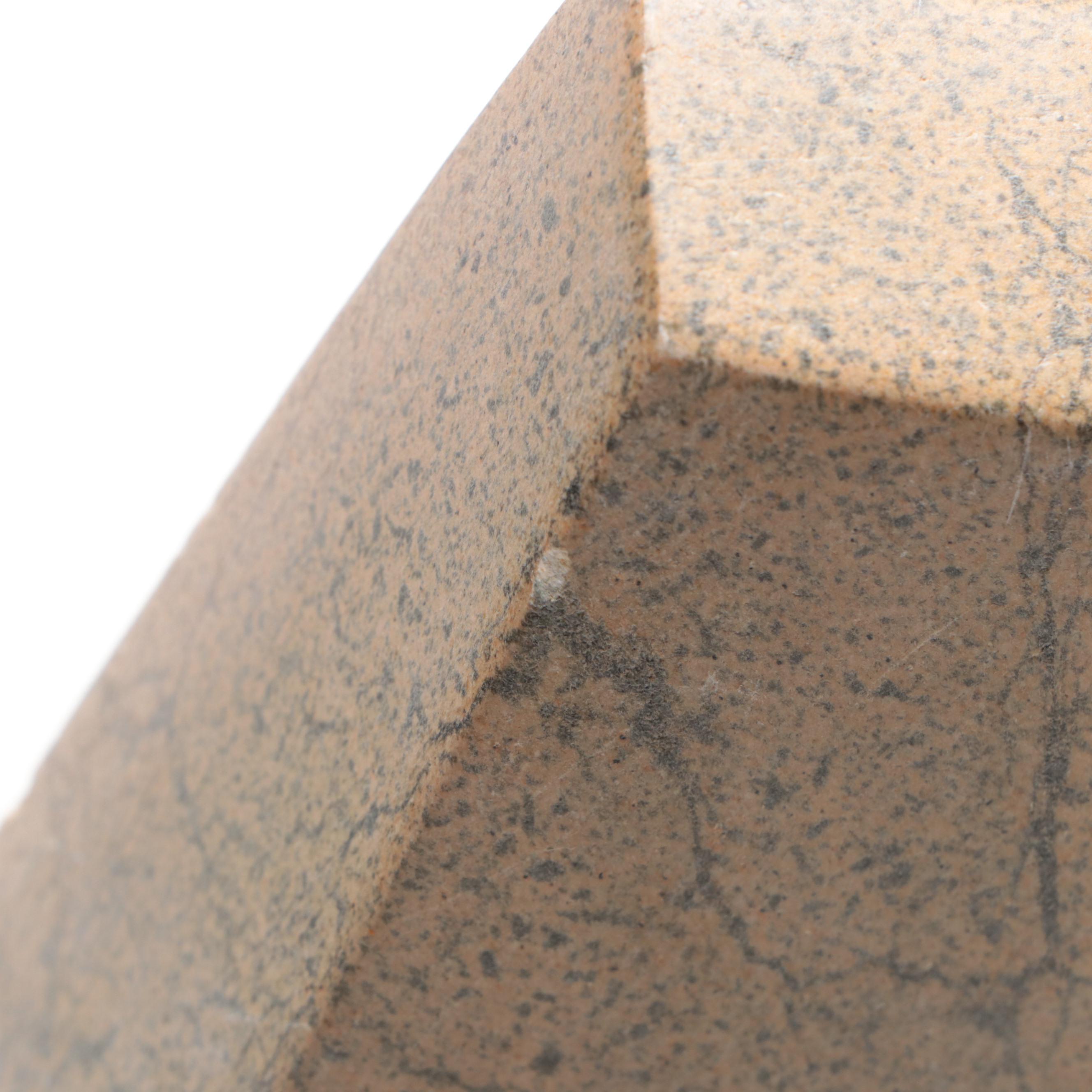 Omiro Chewa Shona Hand-Carved Leopard Rock Serpentine Cubist Figure