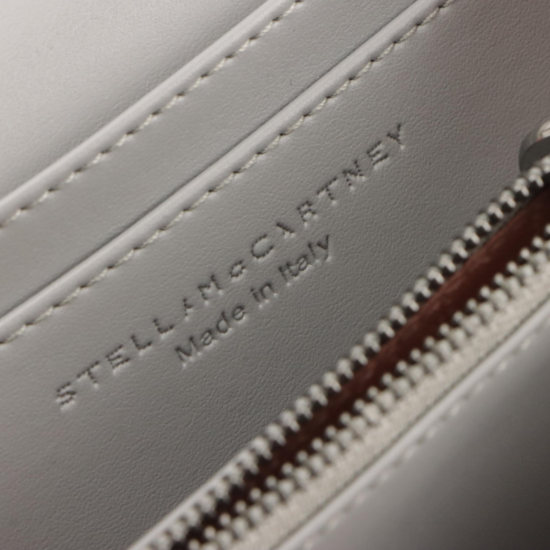 Stella McCartney Shaggy Deerskin Compact Chain Wallet in Box