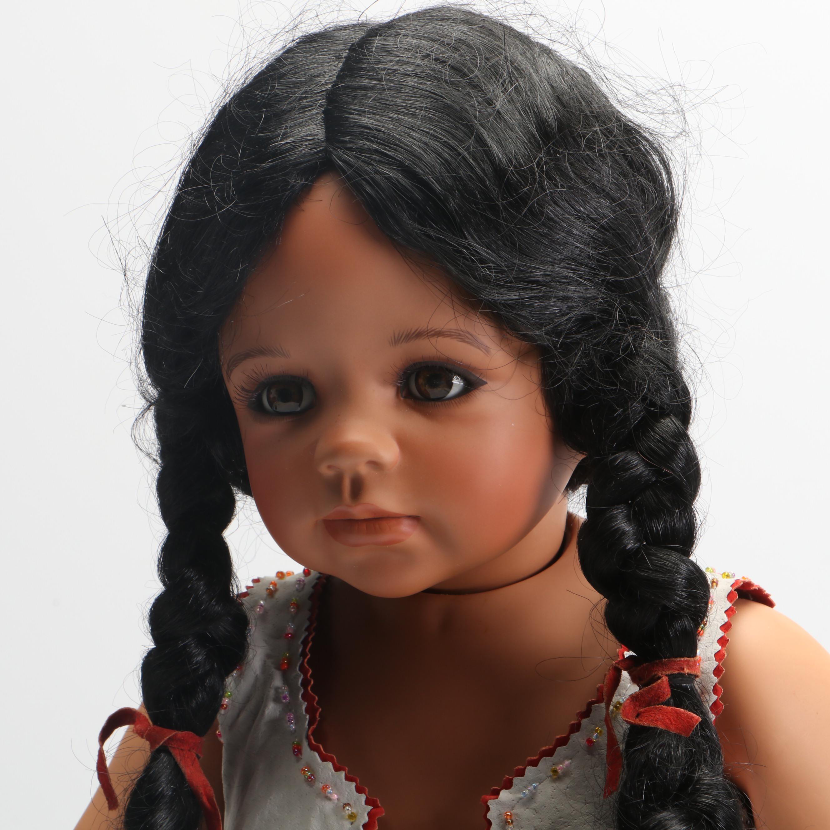 Monika Levenig for Masterpiece Gallery "Desert Blossom" Porcelain Doll, 2002