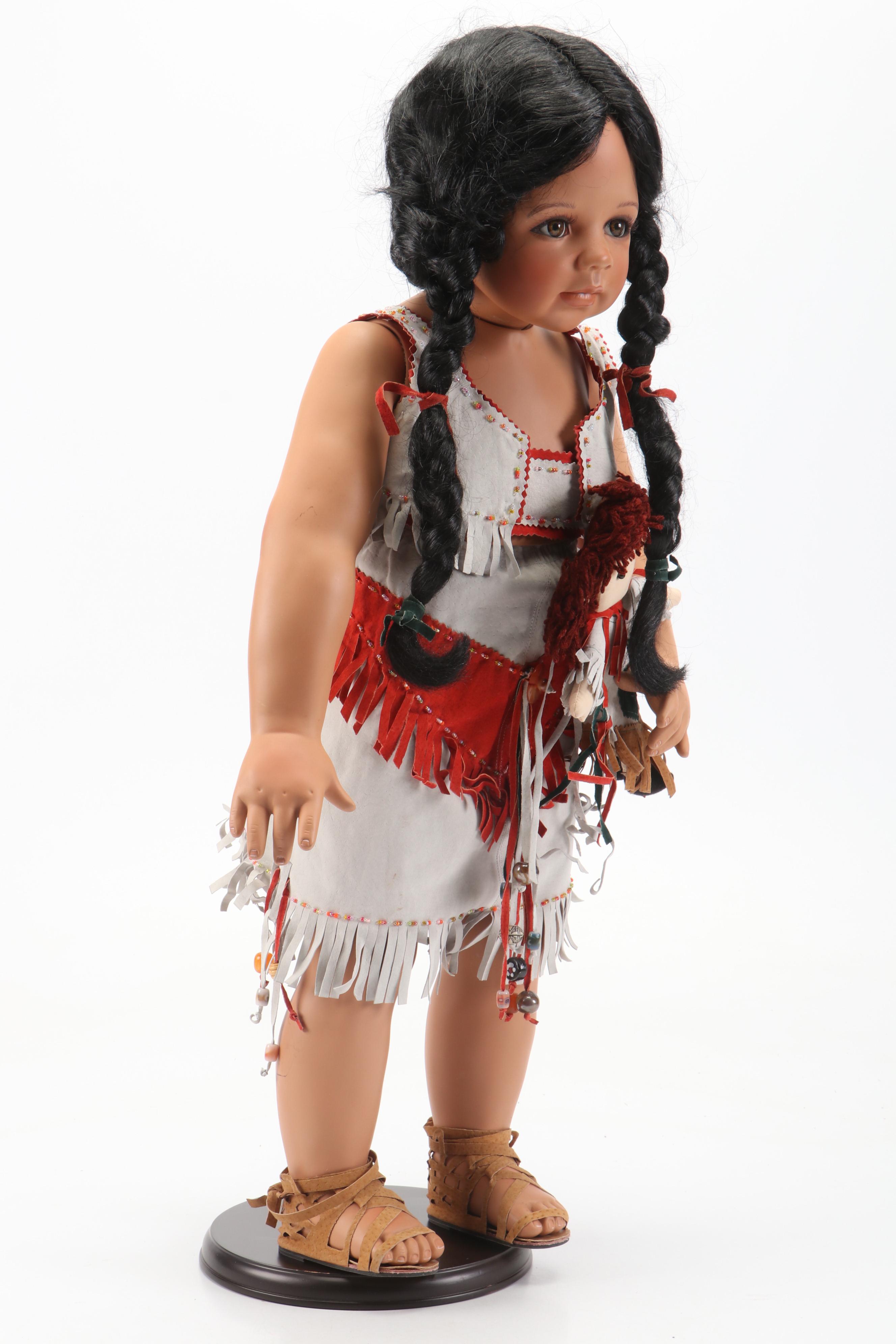 Monika Levenig for Masterpiece Gallery "Desert Blossom" Porcelain Doll, 2002