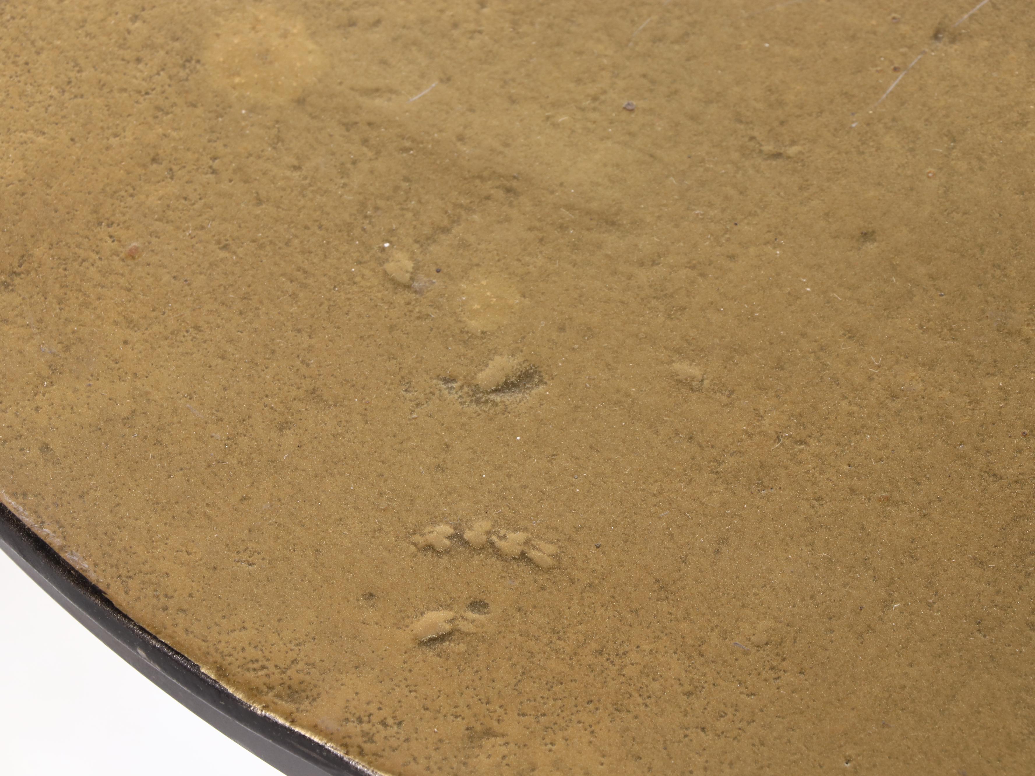 Contemporary Round Metal Nesting Tables