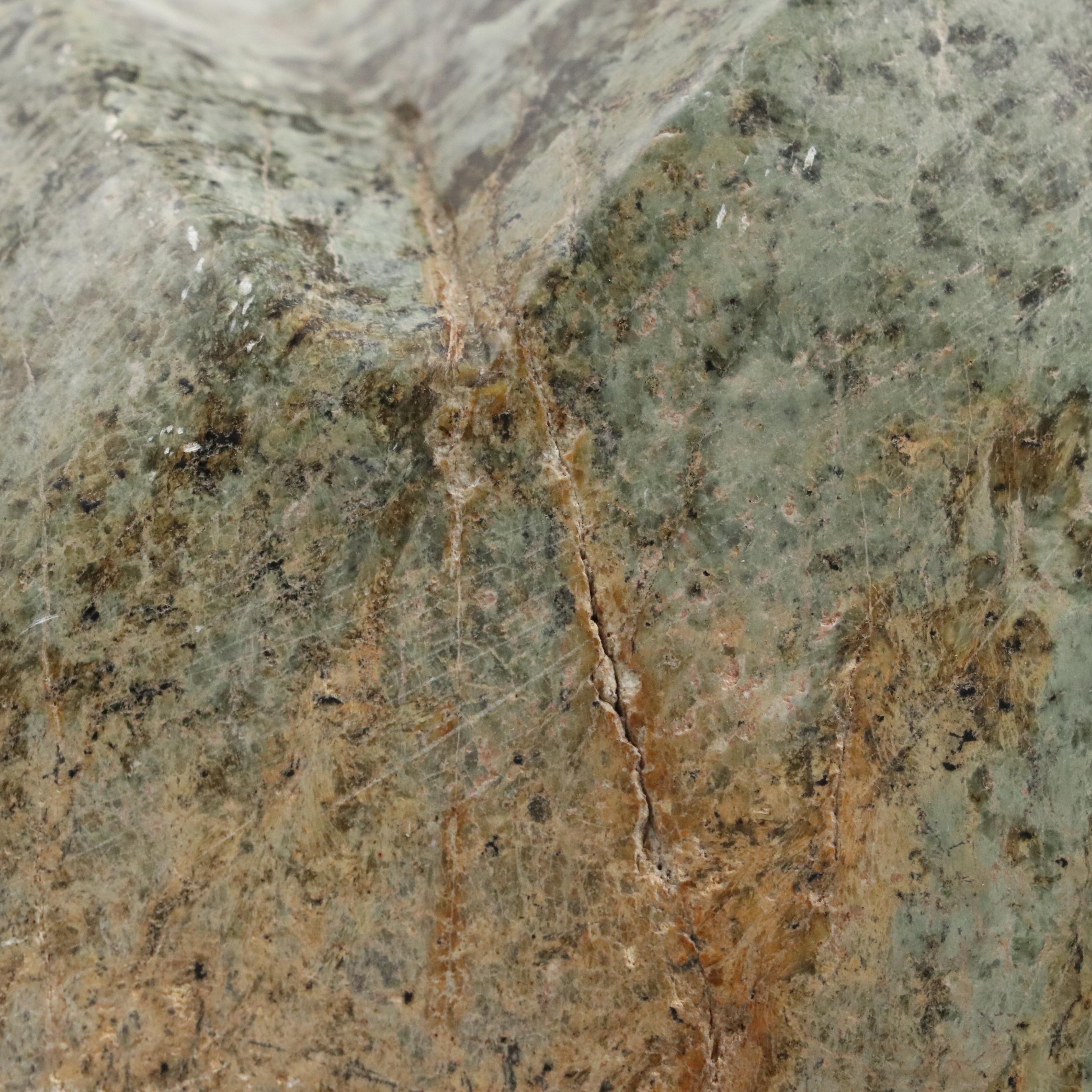 Chewa Omira Shona Hand-Carved Leopard Rock Serpentine Cubist Figure