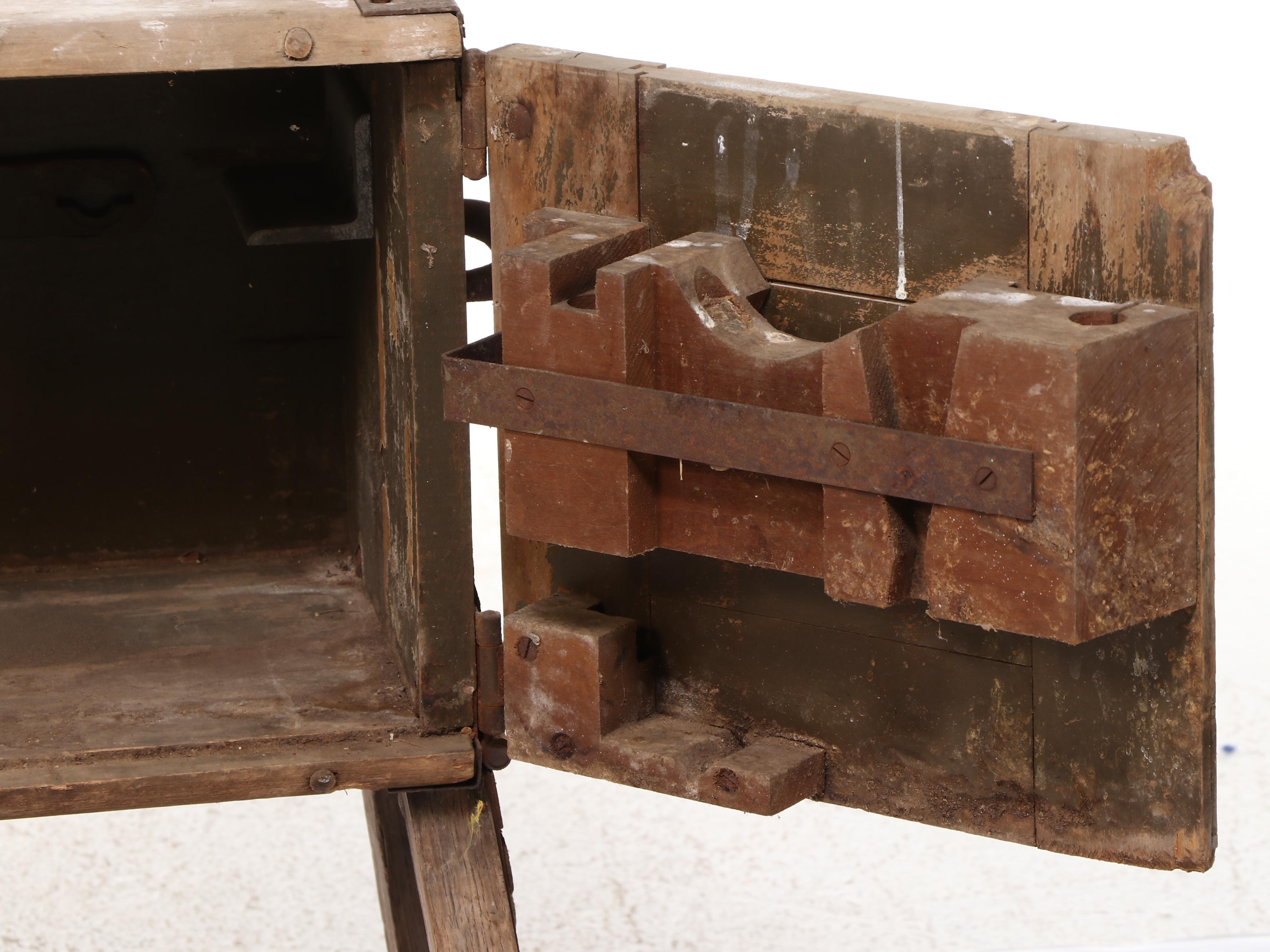 World War I Era Saddlers Chests From Military Battery Wagon