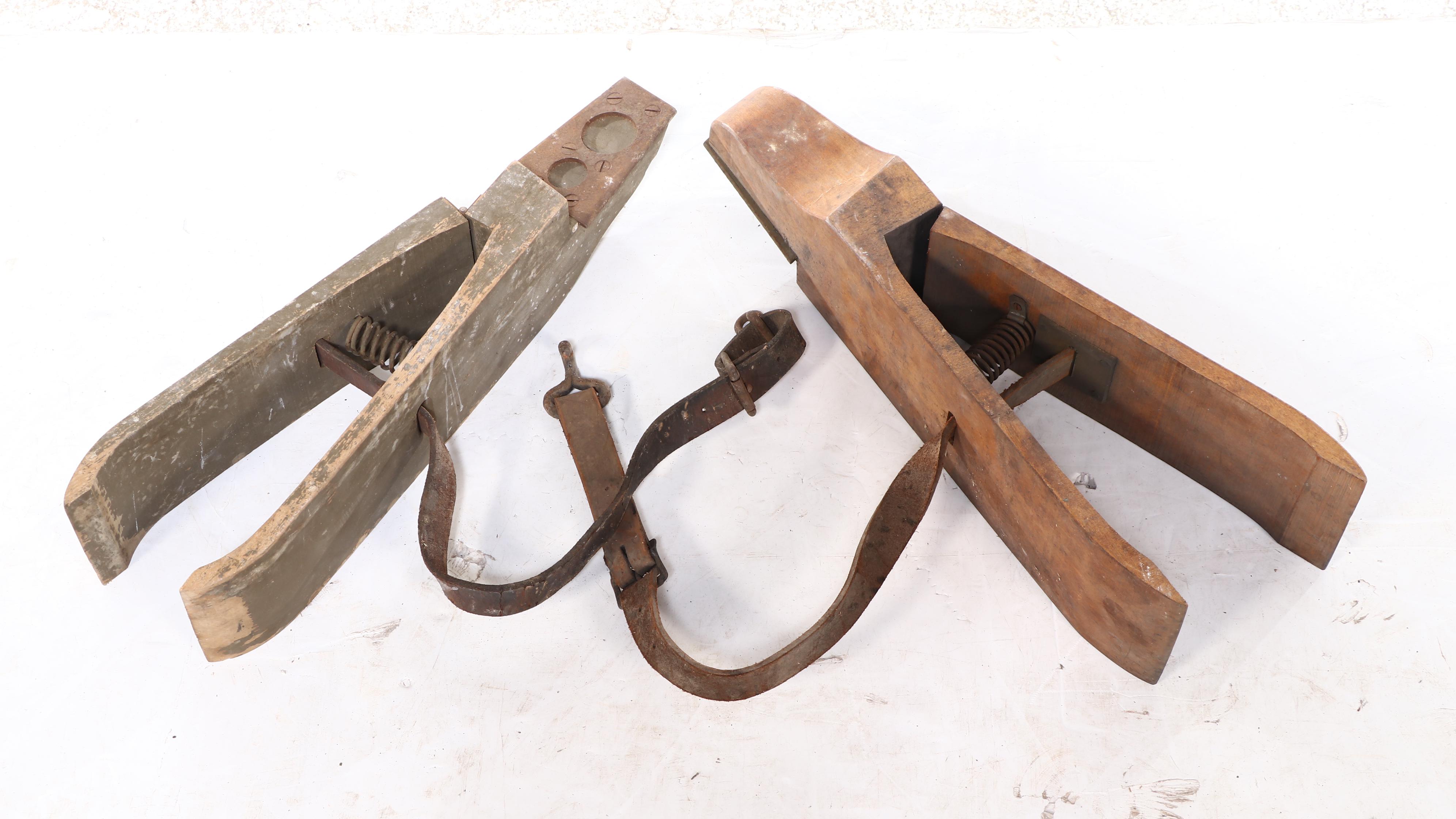 World War I Era Saddlers Chests From Military Battery Wagon
