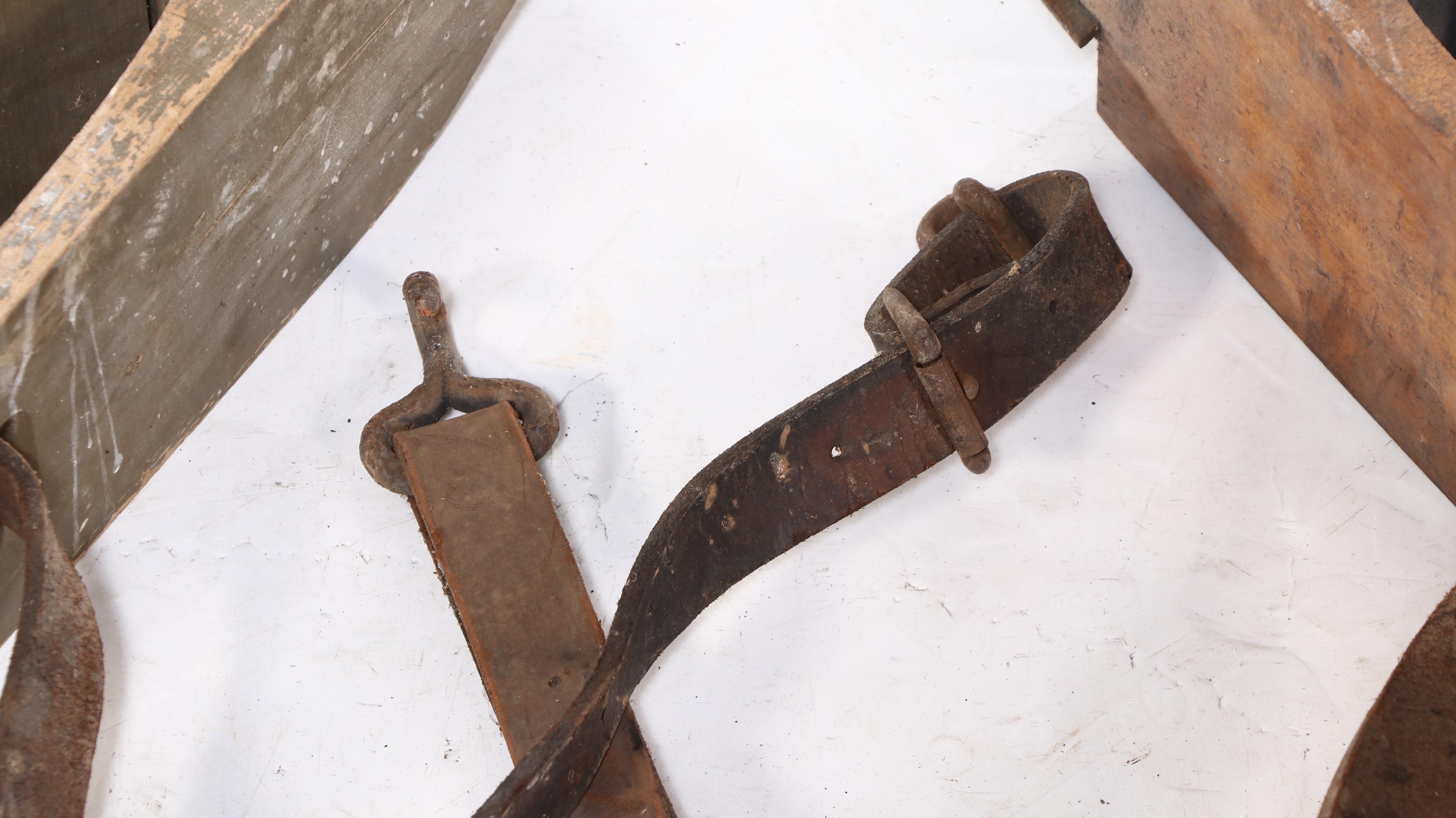 World War I Era Saddlers Chests From Military Battery Wagon