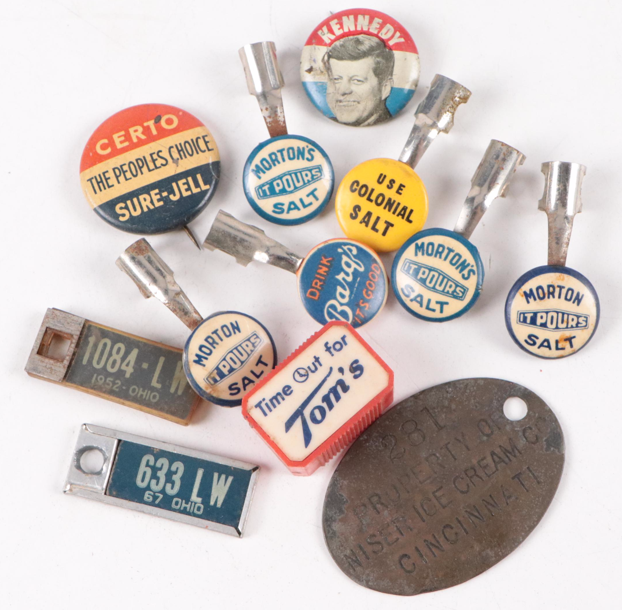 Skeleton and Padlock Keys with Fountain Pens, Marbles and More