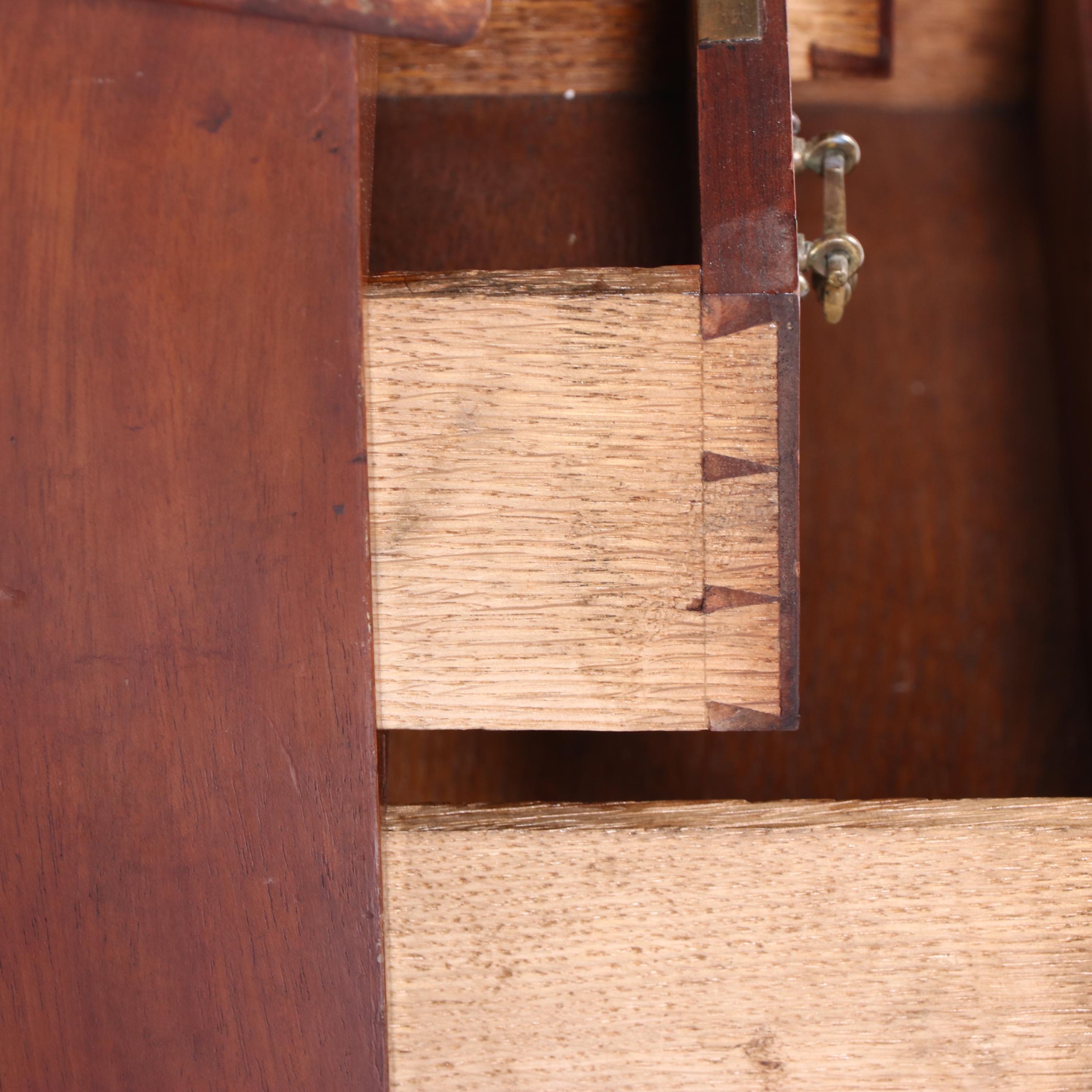 Victorian Mahogany Slant-Lid Tabletop Desk, Mid to Late 19th Century