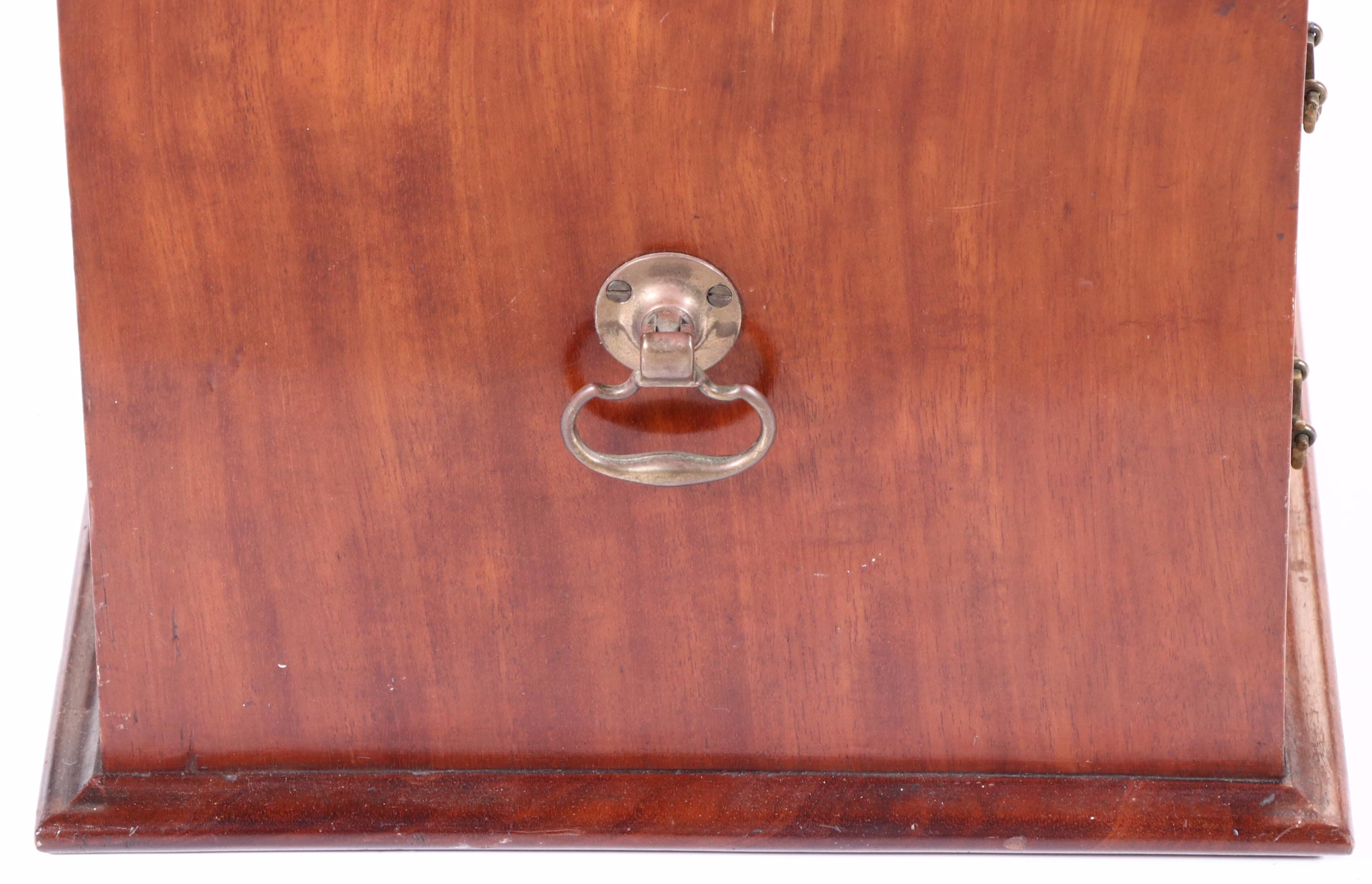 Victorian Mahogany Slant-Lid Tabletop Desk, Mid to Late 19th Century