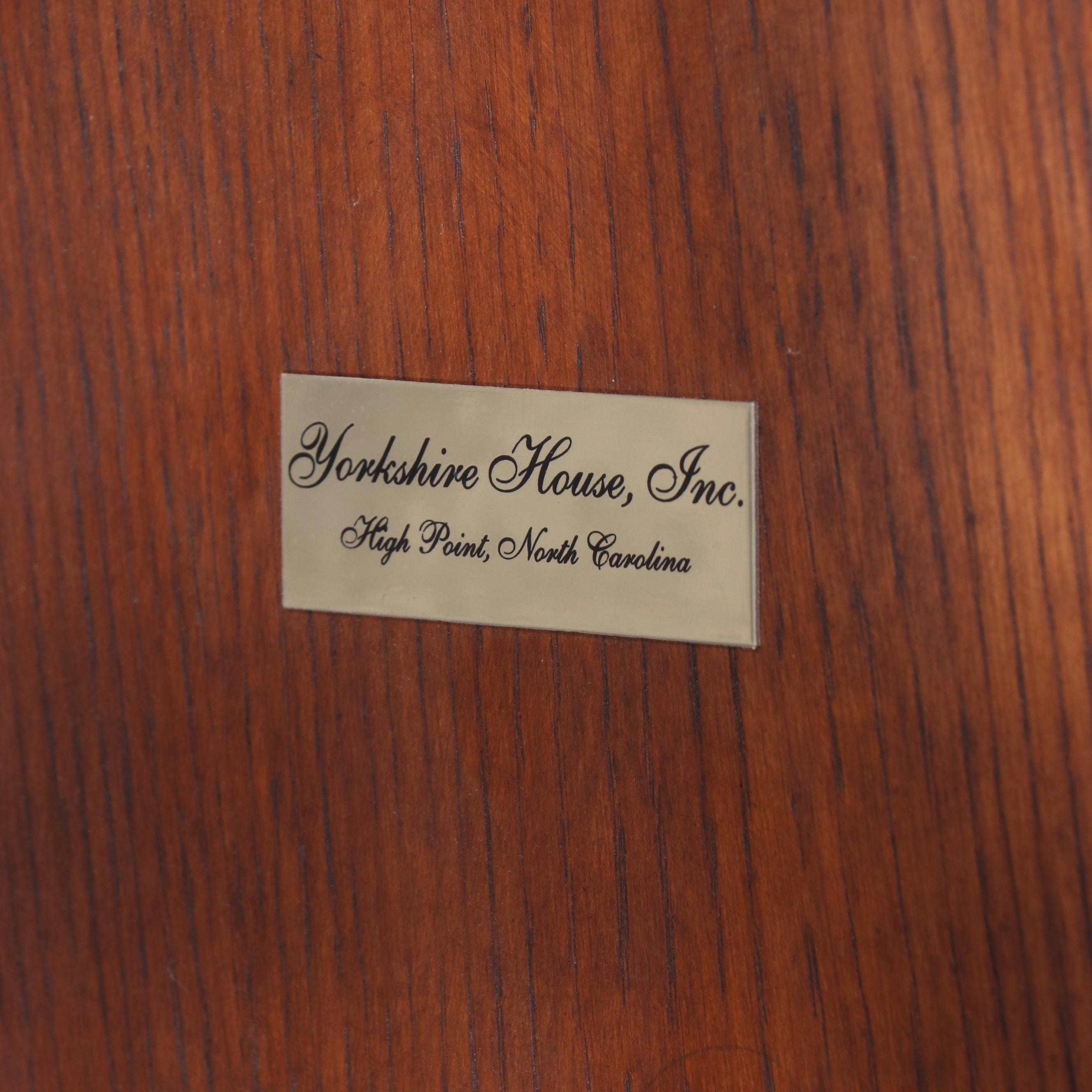 Pair of Yorkshire House English Provincial Style Oak Side Tables