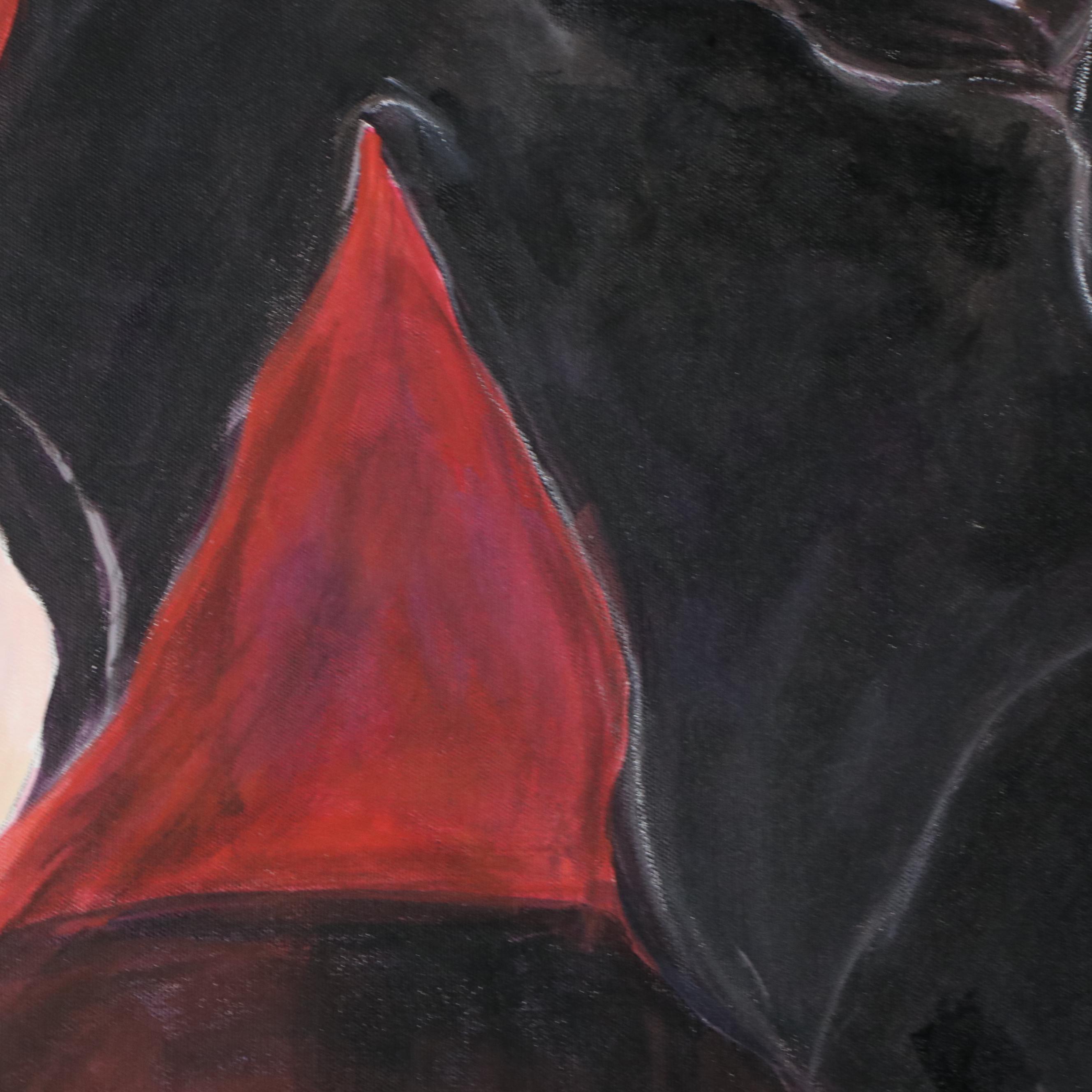 Portrait Oil Painting of Reclining Woman, 1999