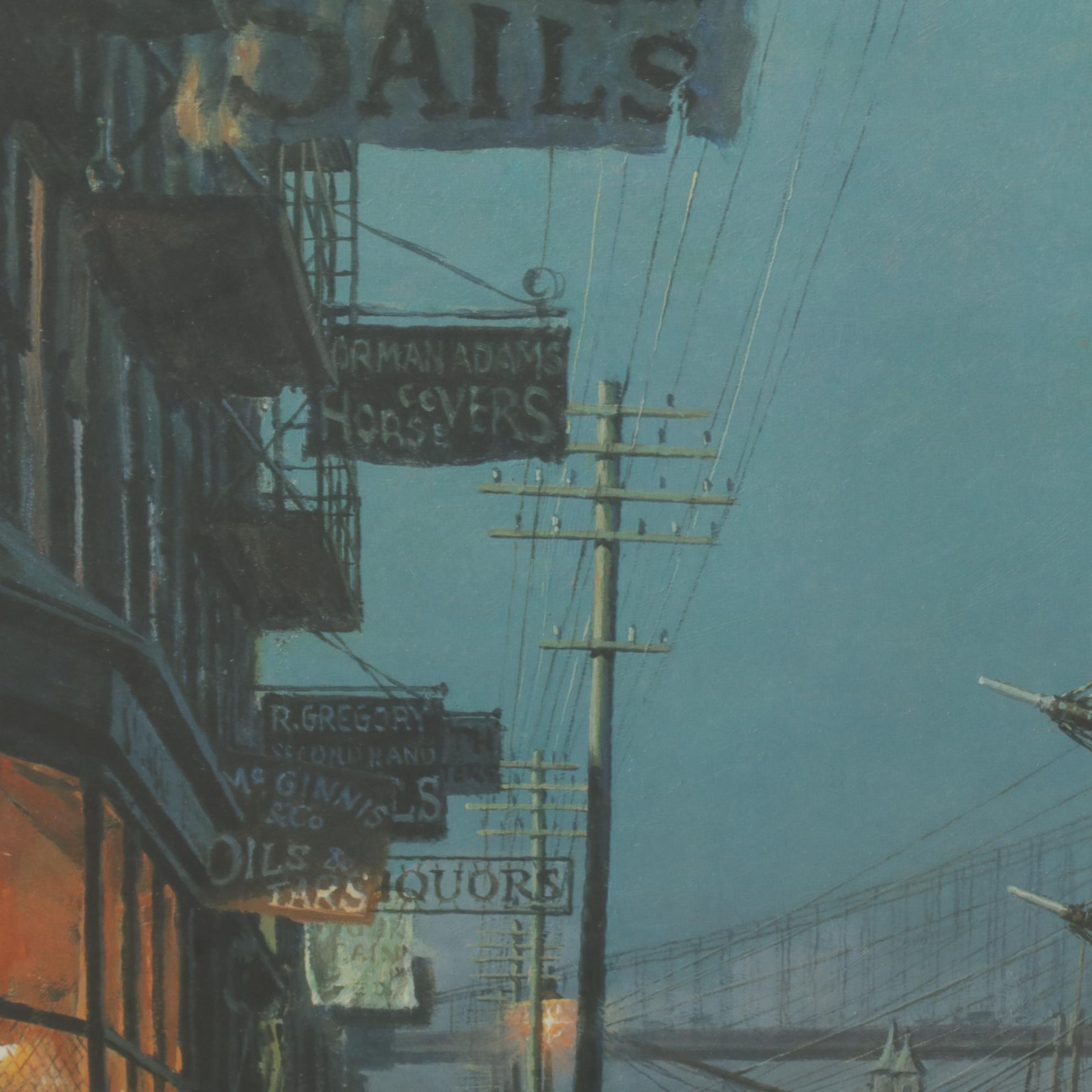 John Stobart Offset Lithograph "New York," 1993