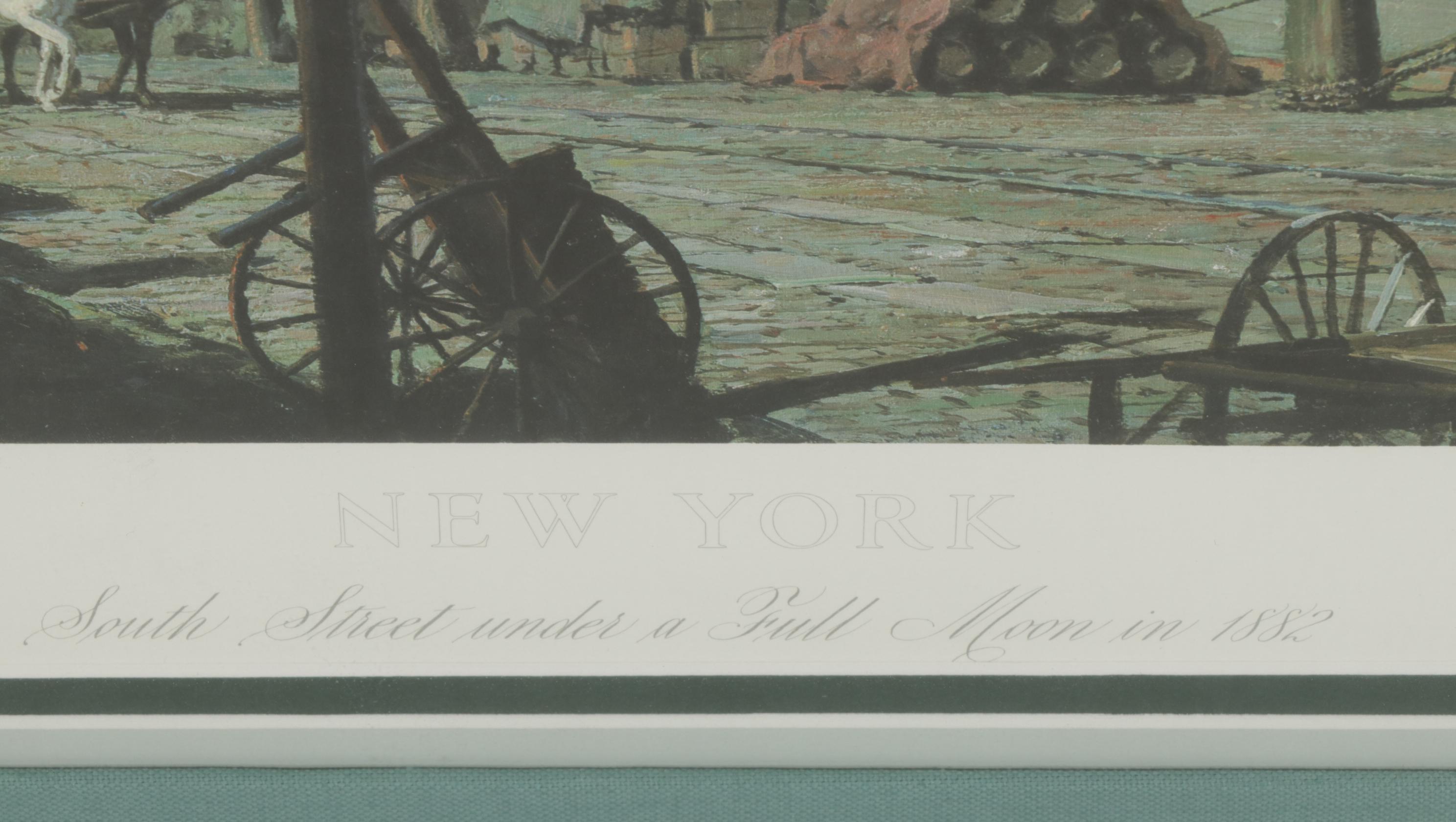 John Stobart Offset Lithograph "New York," 1993