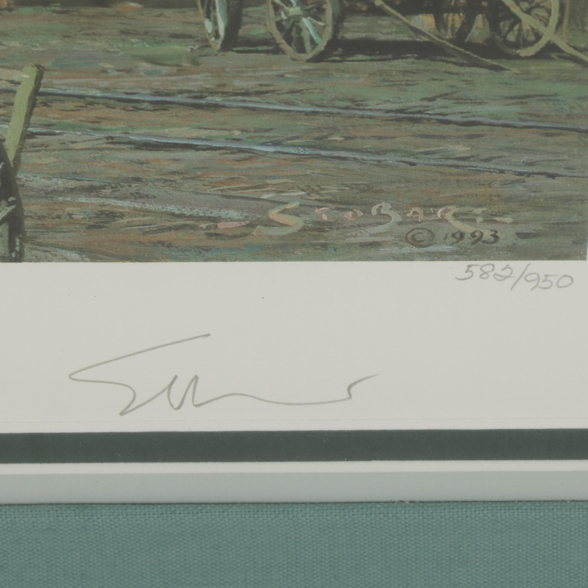 John Stobart Offset Lithograph "New York," 1993