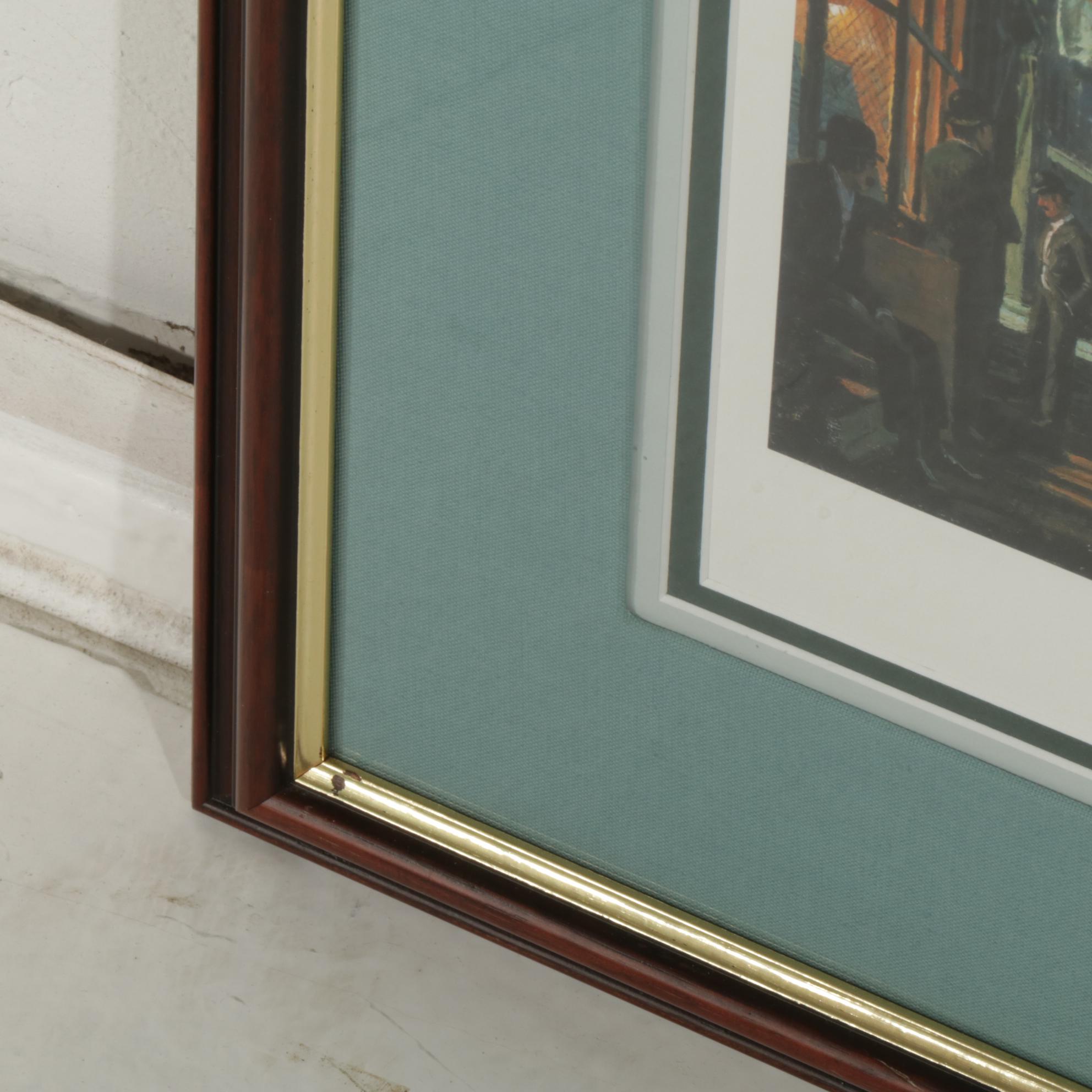 John Stobart Offset Lithograph "New York," 1993