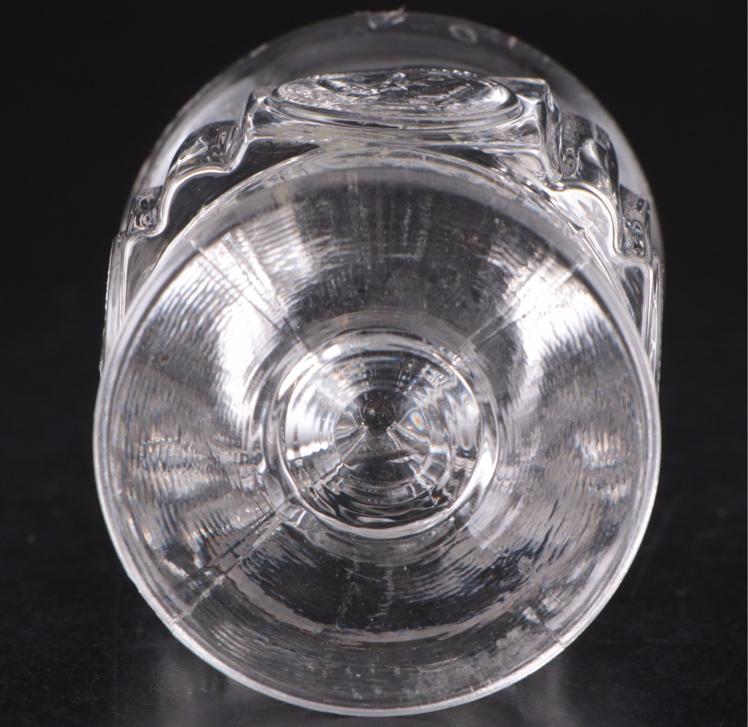 Waterford Crystal "Clare" and Other Vase with Pressed Glass Toothpick Holder