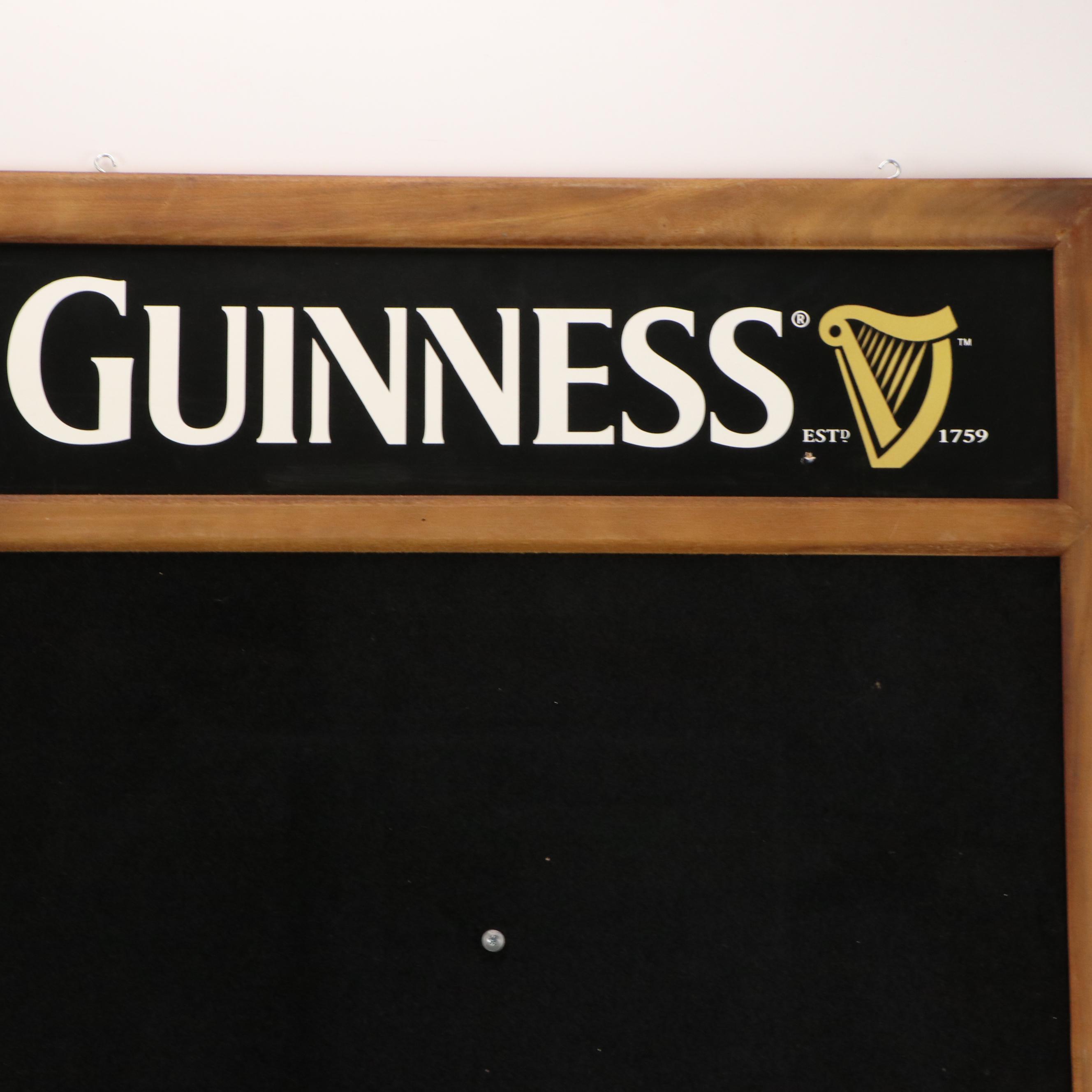Guinness Felt Dart Board