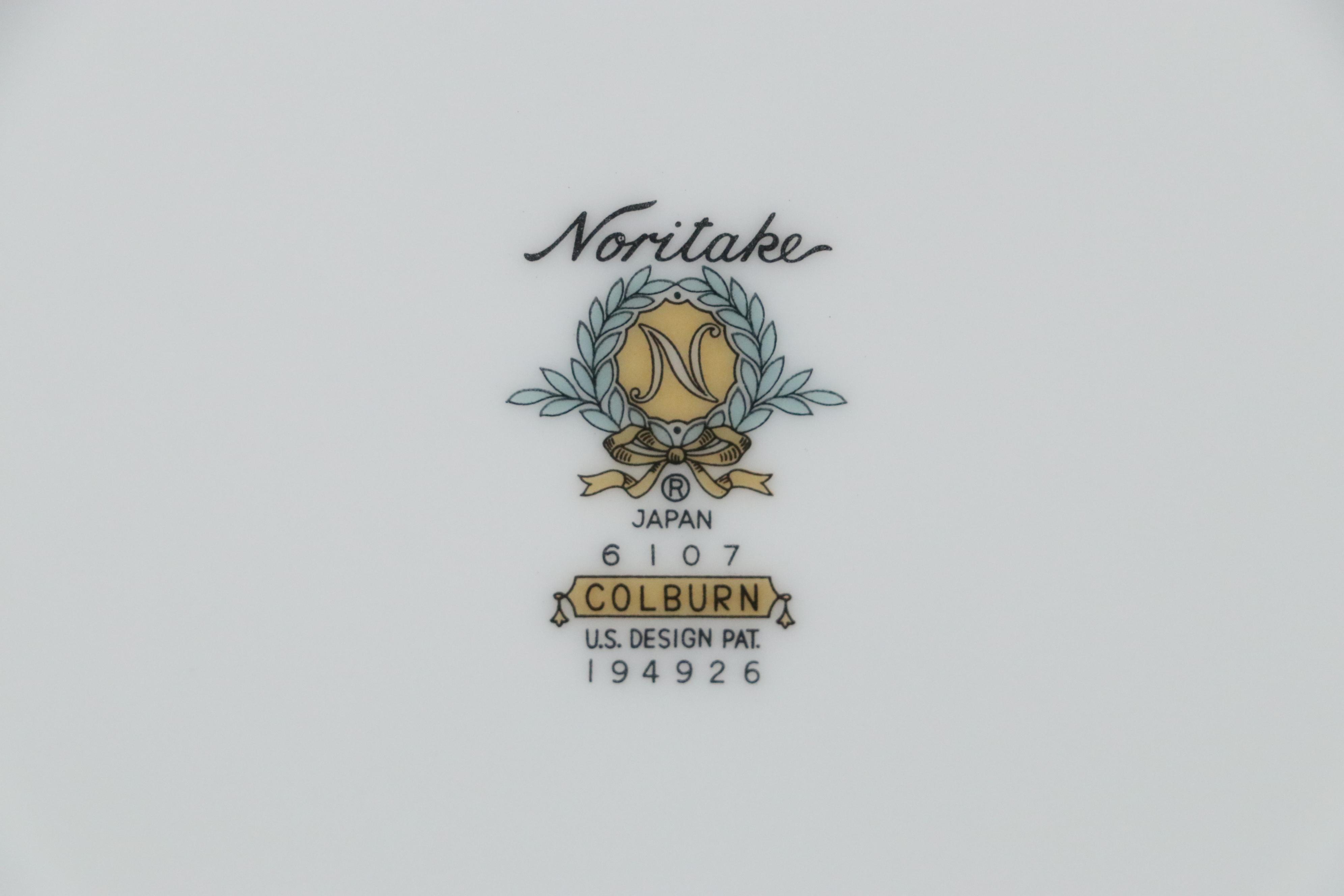 Noritake "Colburn" Porcelain Dinnerware, 1960–1988