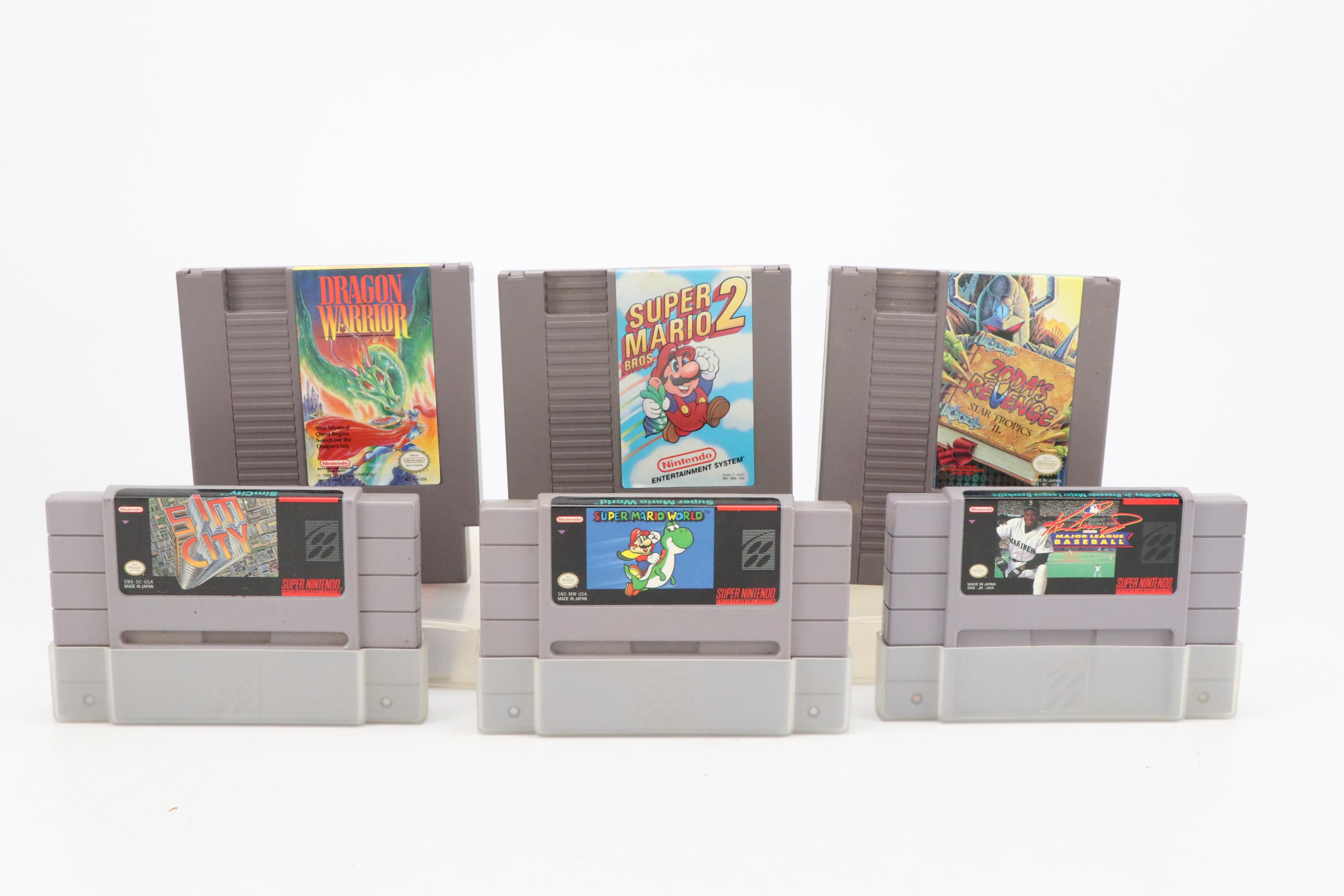 Nintendo Entertainment System w/ Zelda, Castlevania IV, Final Fantasy II & More