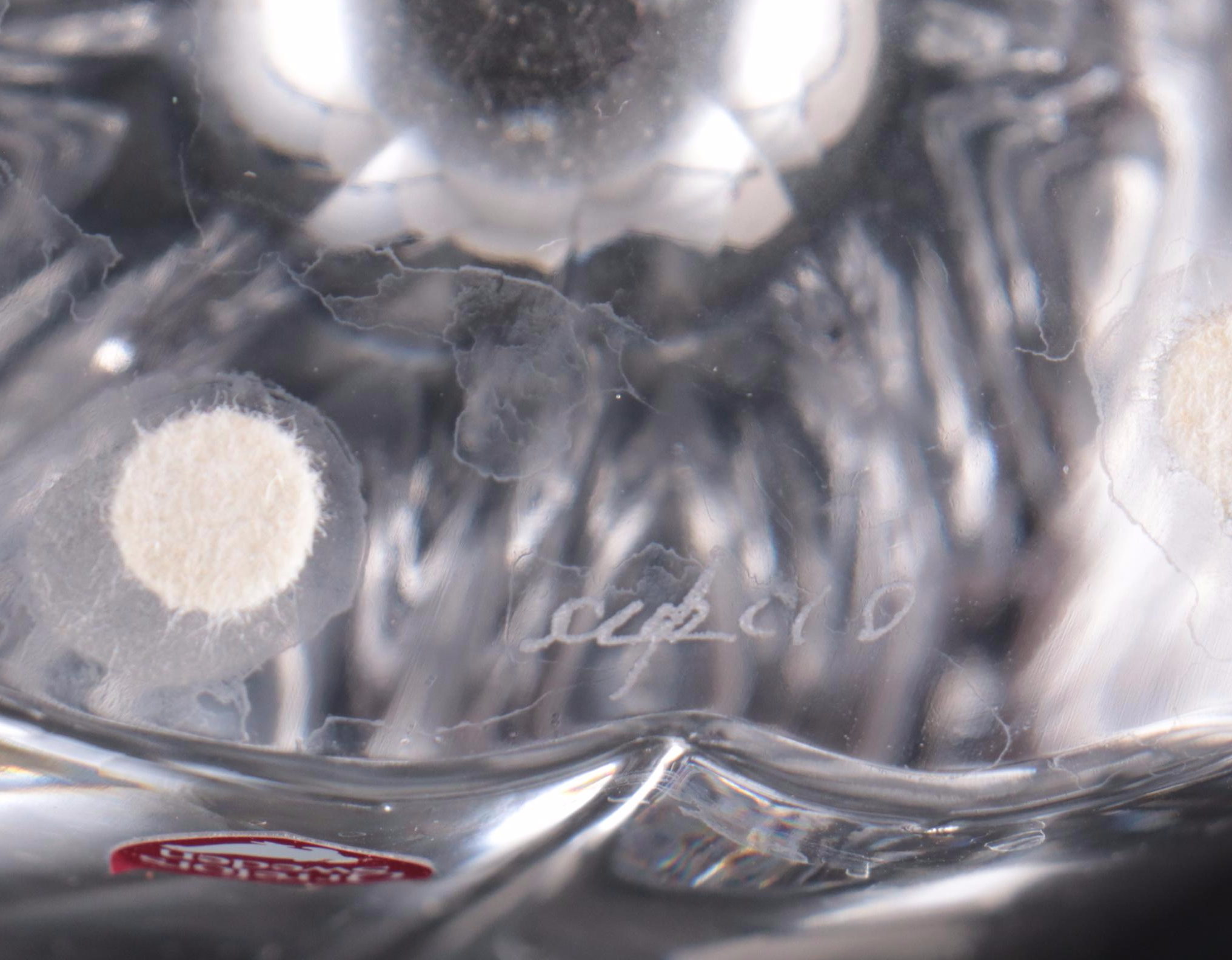 Orrefors Vase with Other Crystal Bowl and Candlesticks