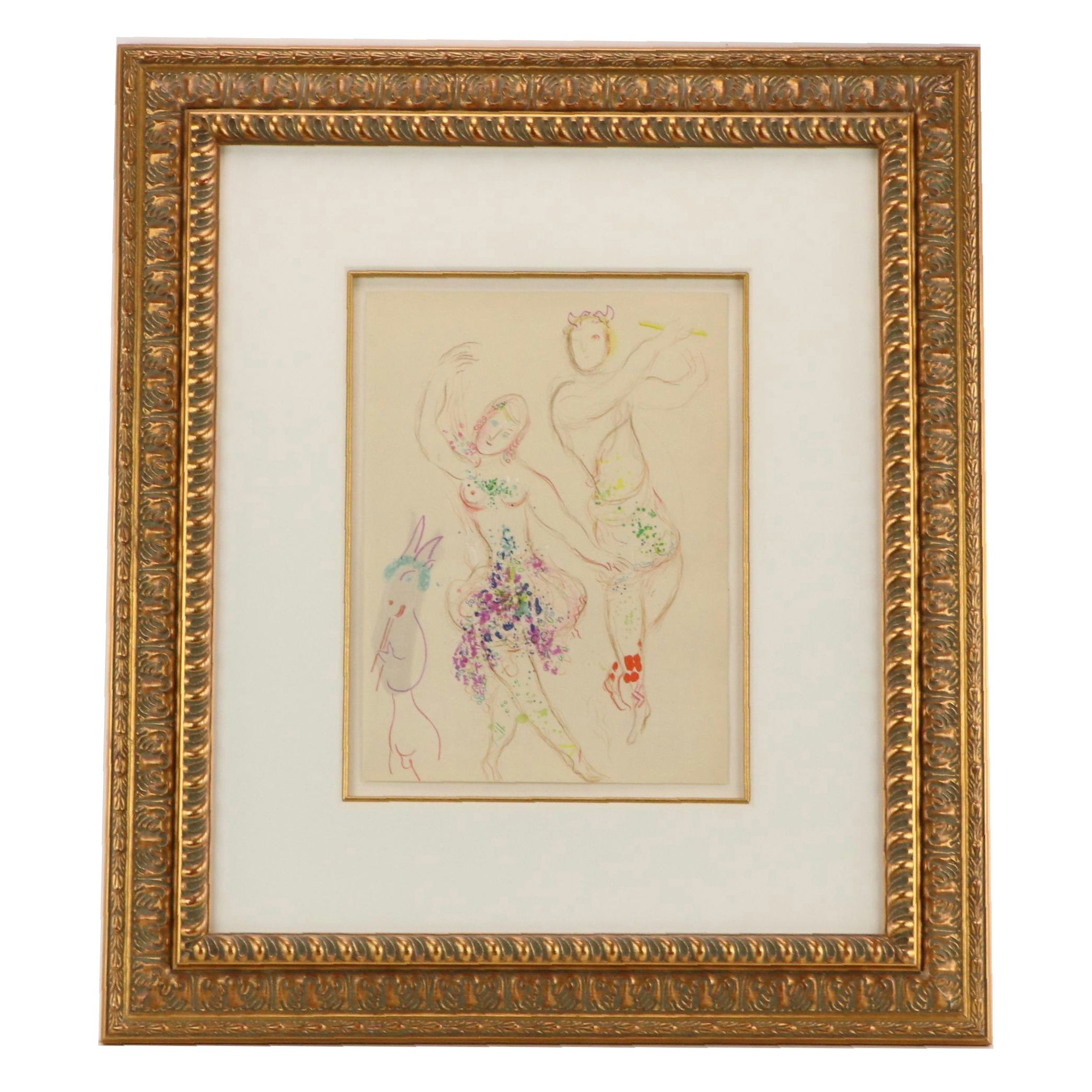 Marc Chagall Lithograph "Le Ballet," 1969